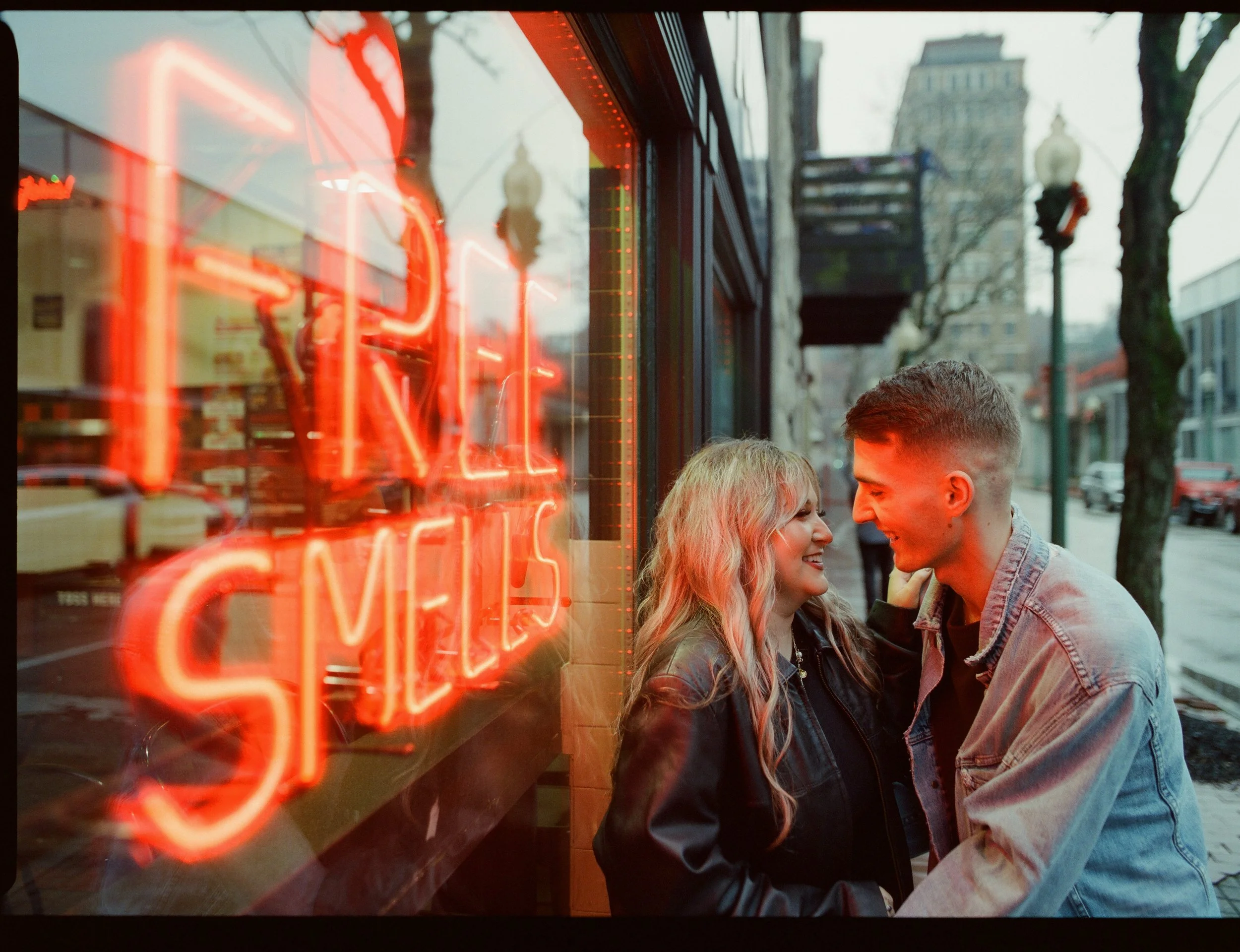 medium format 120 film couples session charleston wv west virginia dakota burns photography