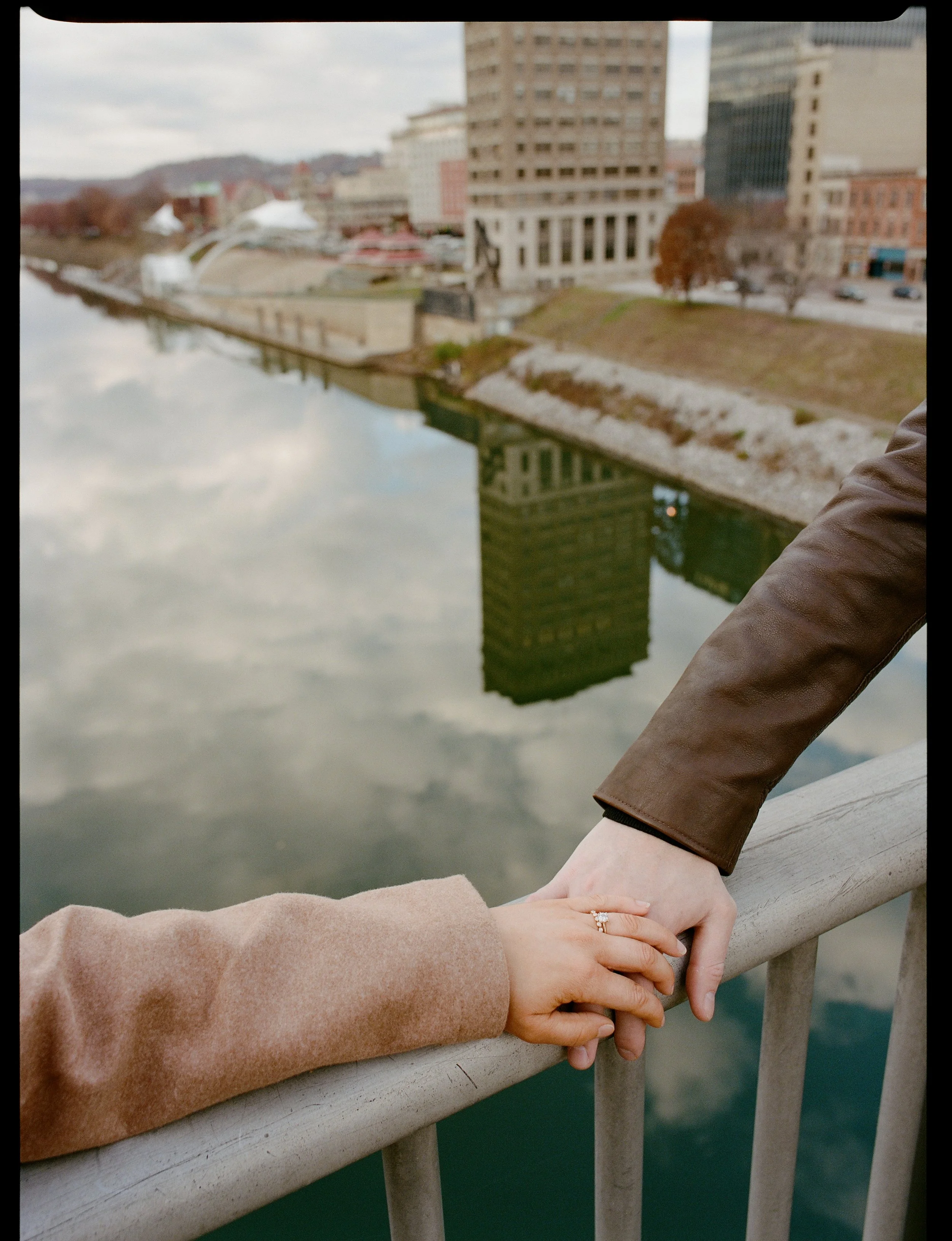medium format 120 film couples session charleston wv west virginia dakota burns photography
