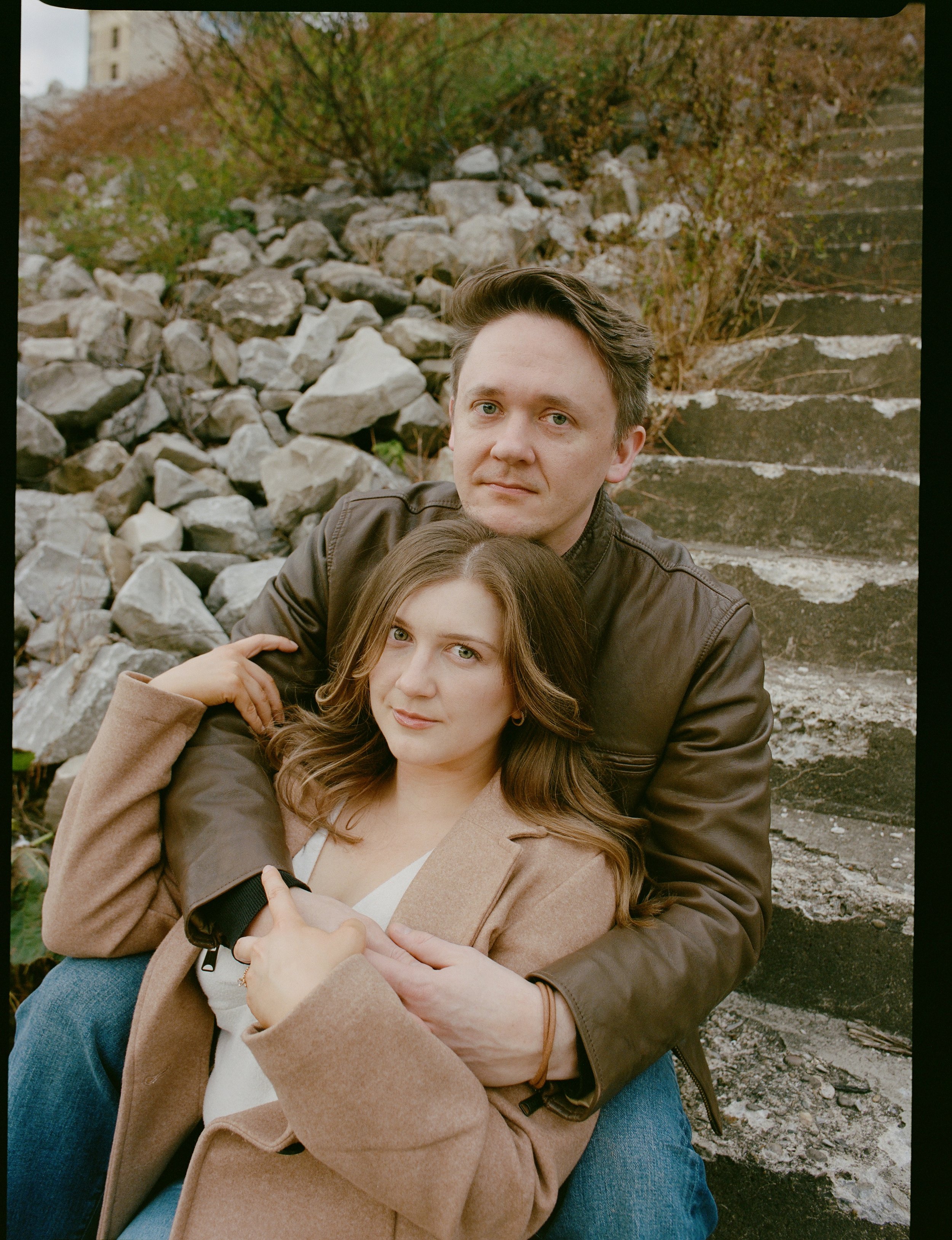 medium format 120 film couples session charleston wv west virginia dakota burns photography