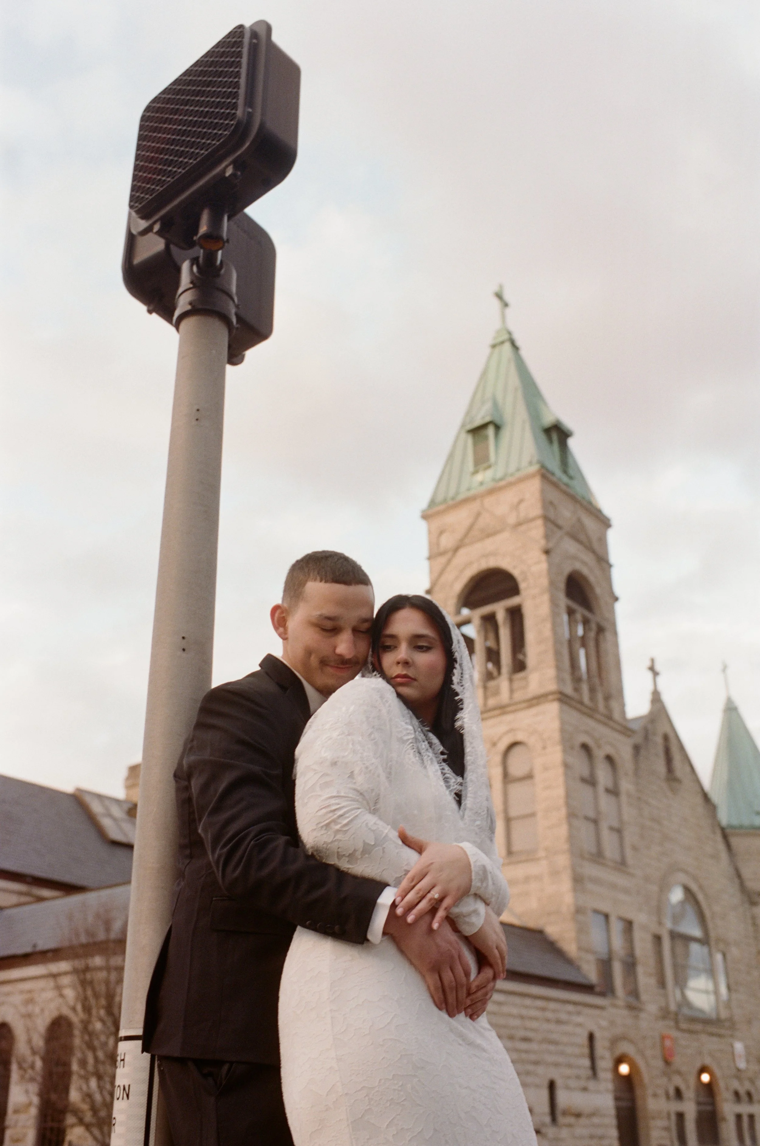 Editorial Engagement wedding elopement 35mm film wv west virginia couples charleston Dakota Burns Photography 