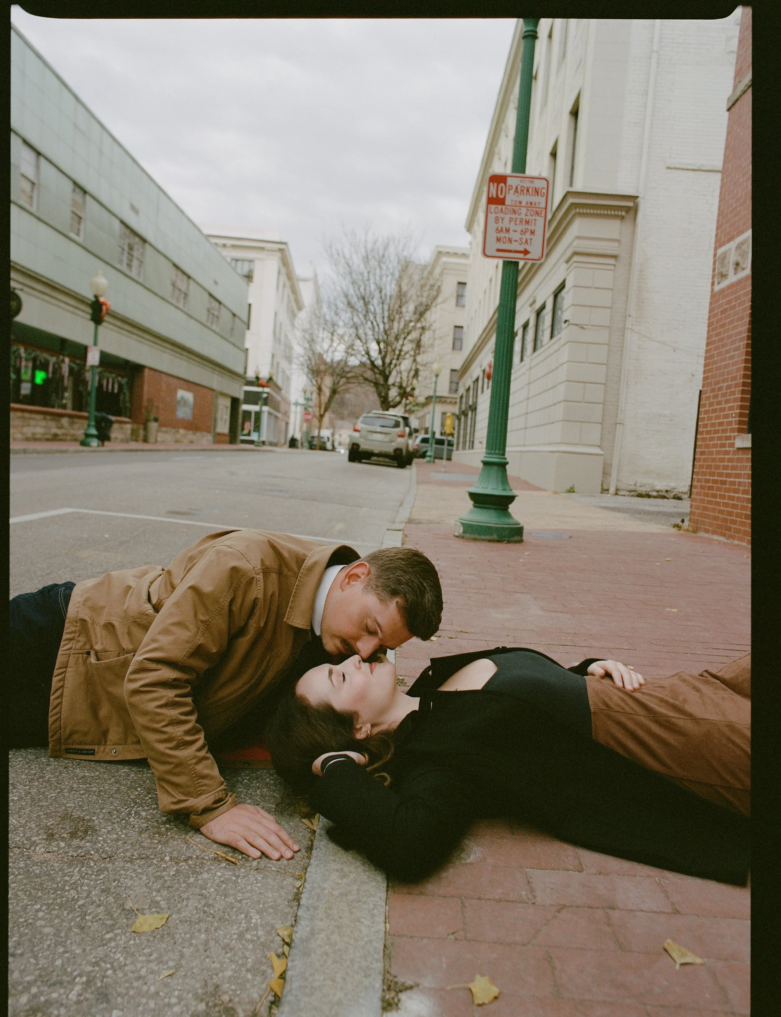 medium format 120 film couples session charleston wv west virginia dakota burns photography