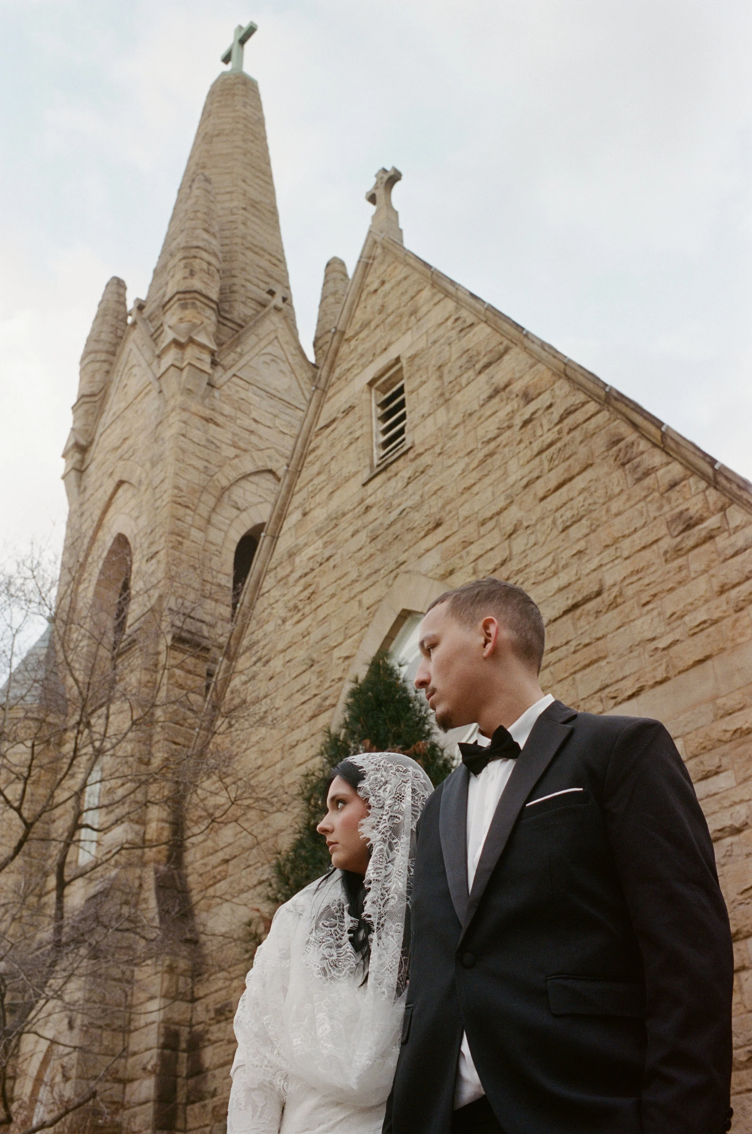 Editorial Engagement wedding elopement 35mm film wv west virginia couples charleston Dakota Burns Photography 
