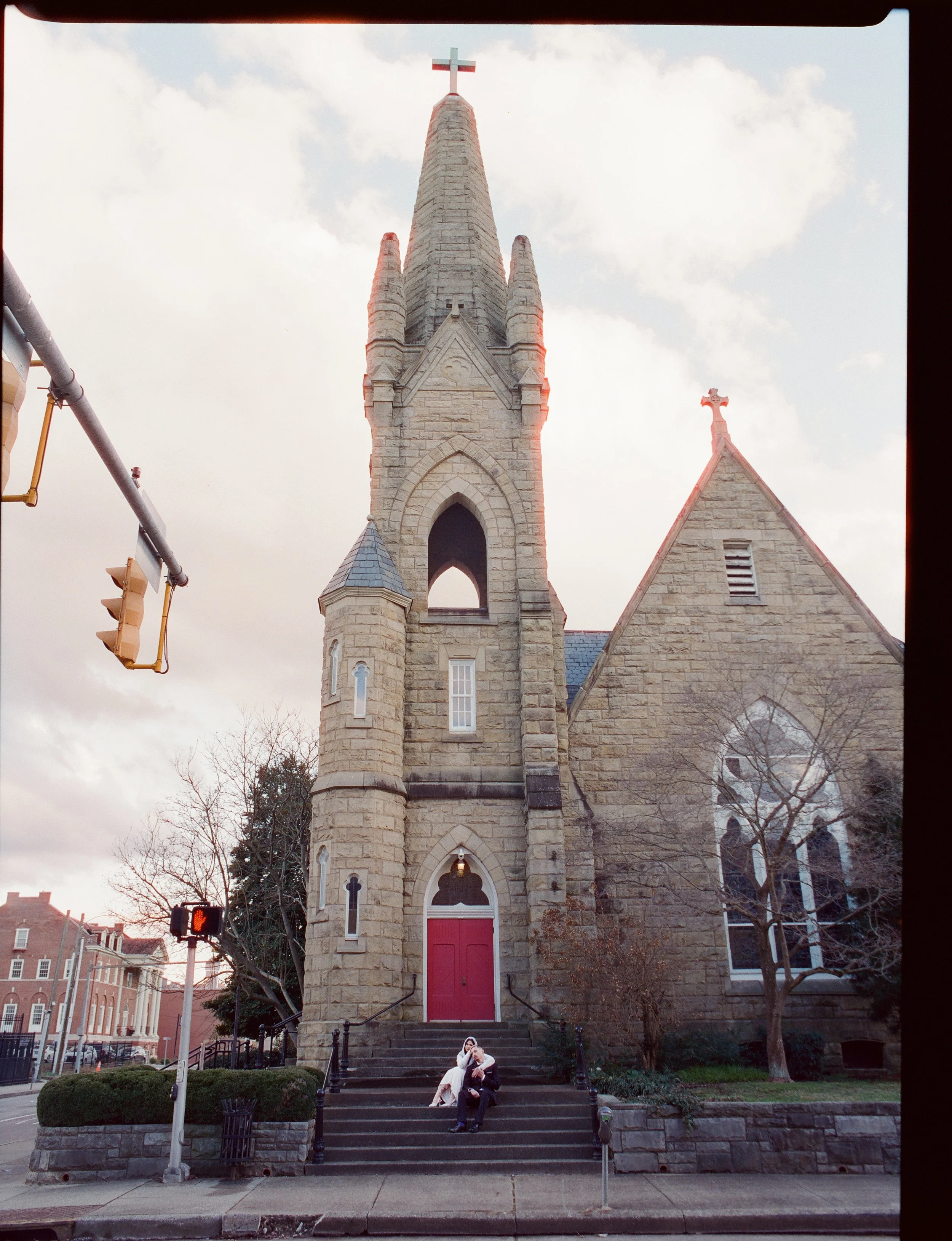 Editorial Engagement wedding elopement medium format 120 film wv west virginia couples charleston Dakota Burns Photography 