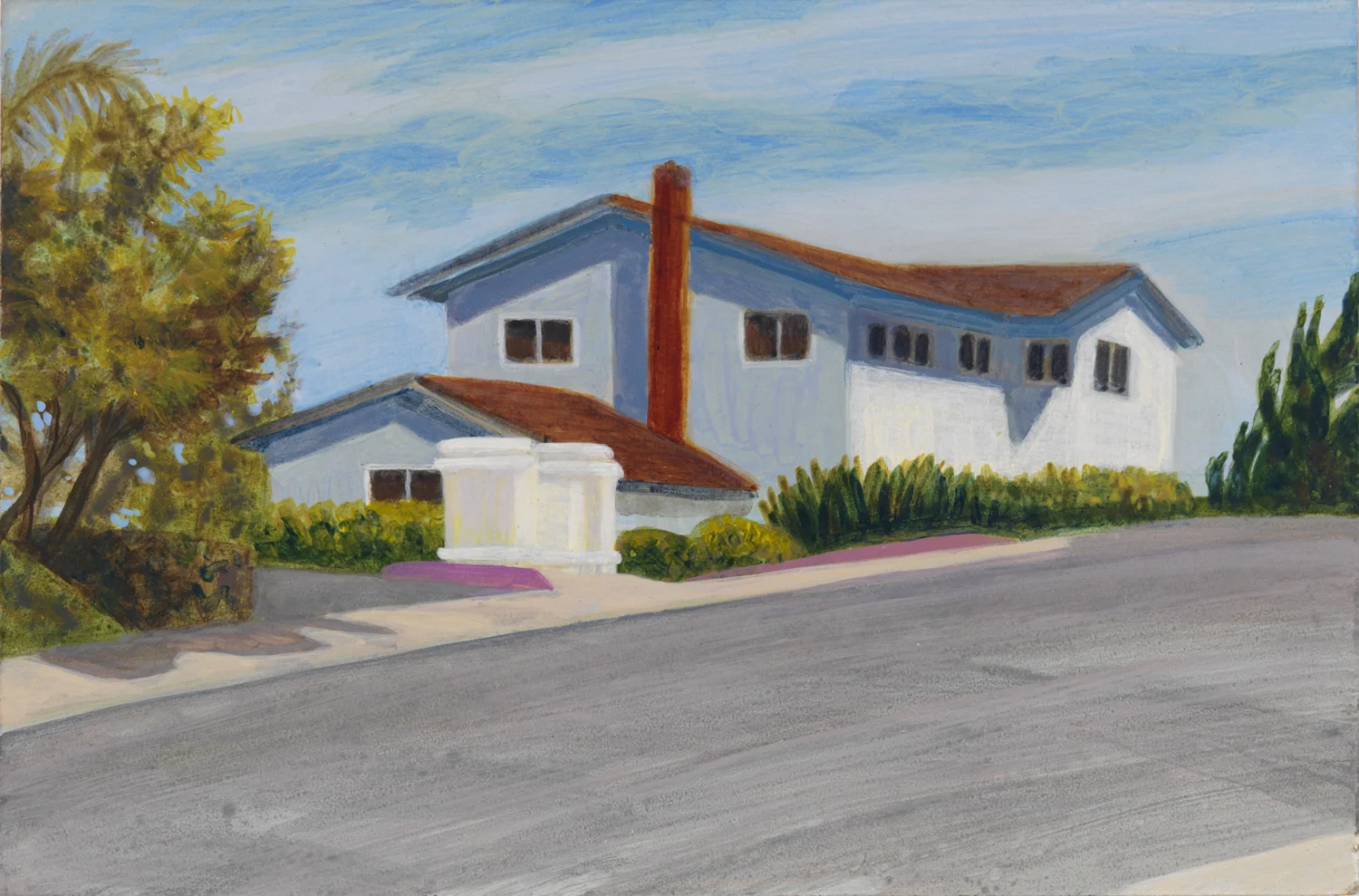 Paducah Drive, 2003, acrylic on panel, 4" x 6"