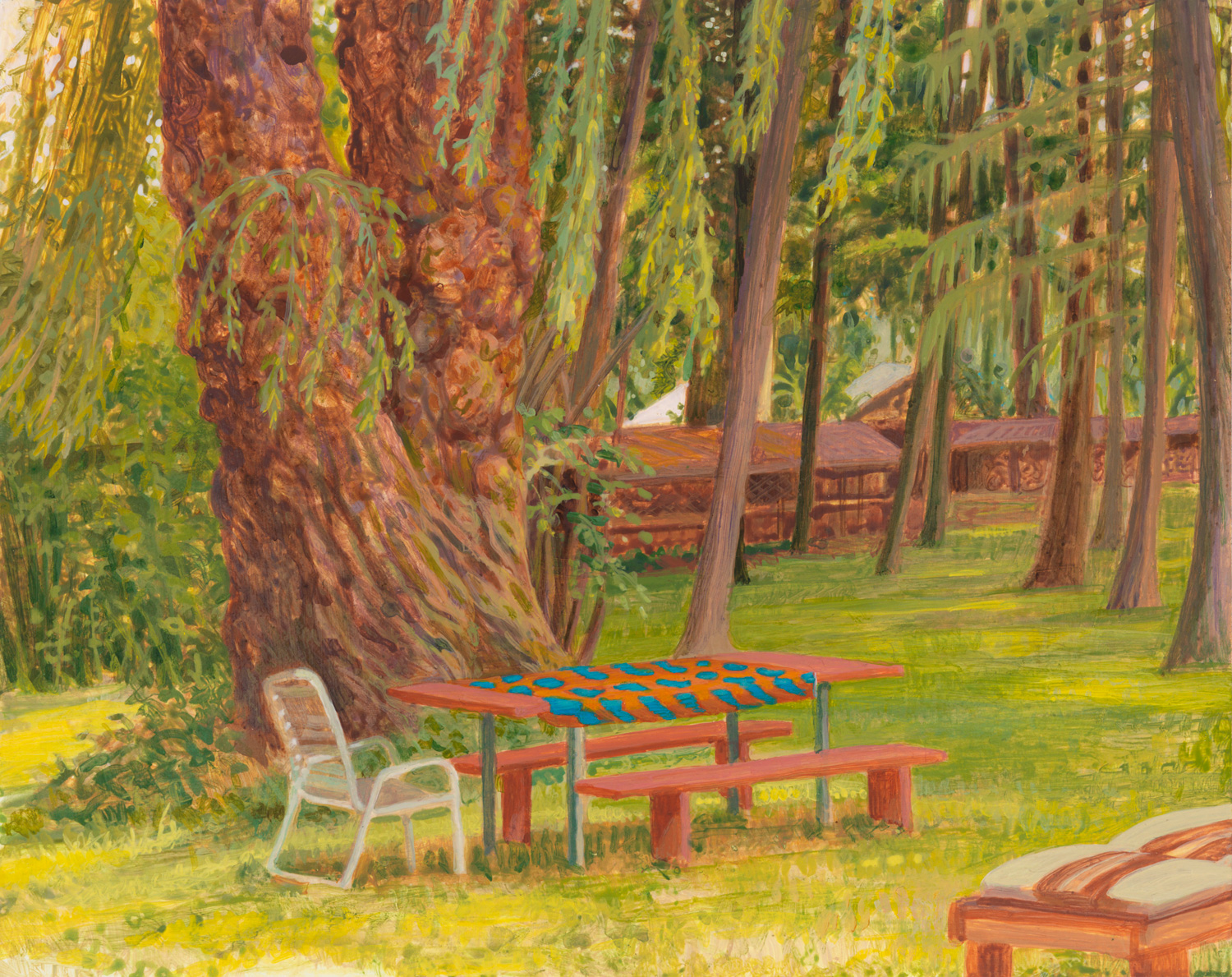 Lats Cottage, 2005, acrylic on panel, 8" x 10"
