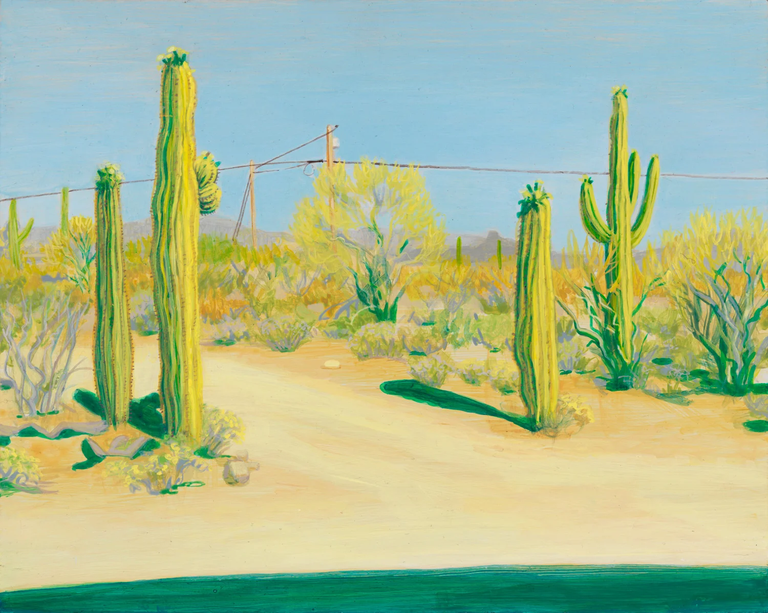 Tuscon, 2000, acrylic on panel, 8" x 10"
