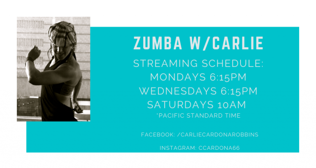 Virtual ZUMBA w/ Carlie