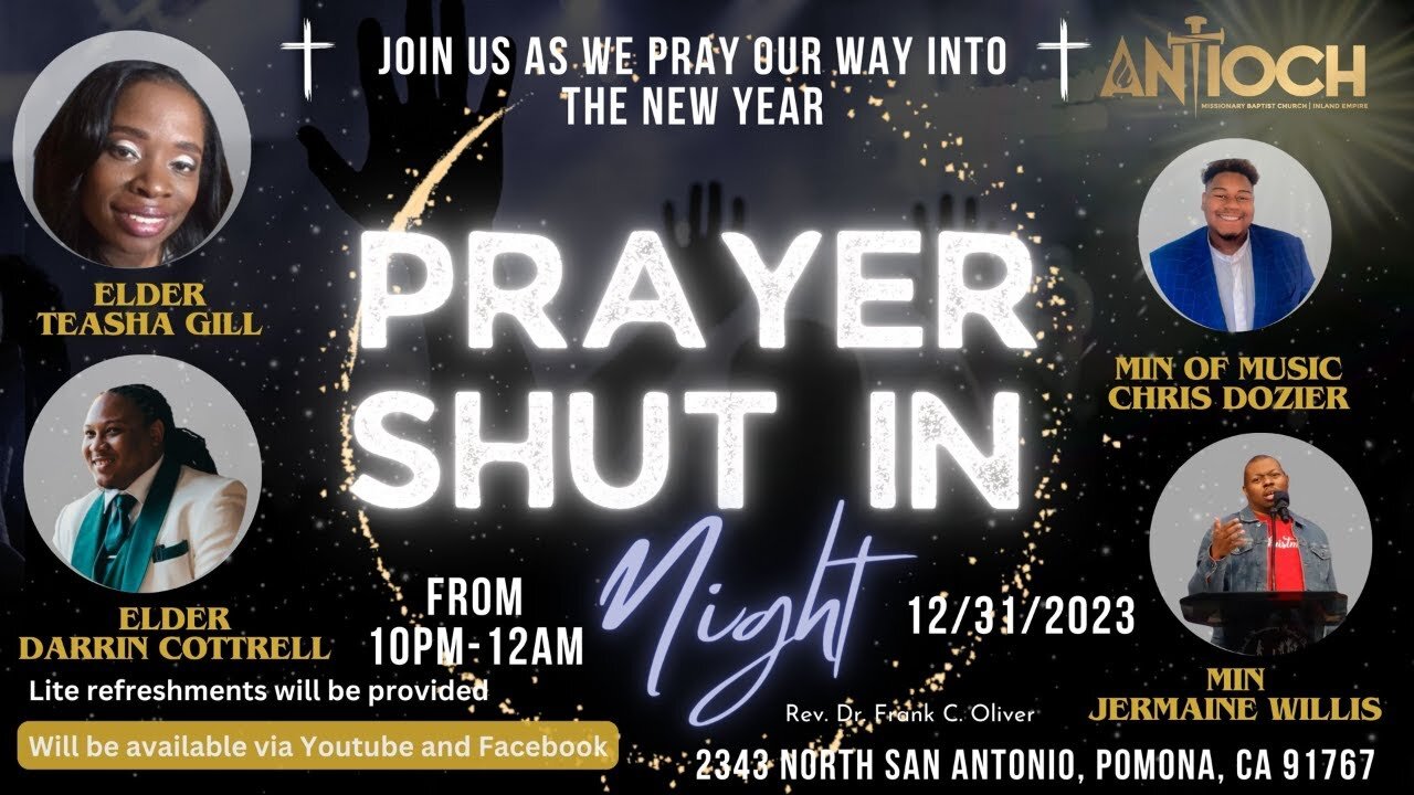 Prayer Shut In with the Young Adult Ministry (Copy)