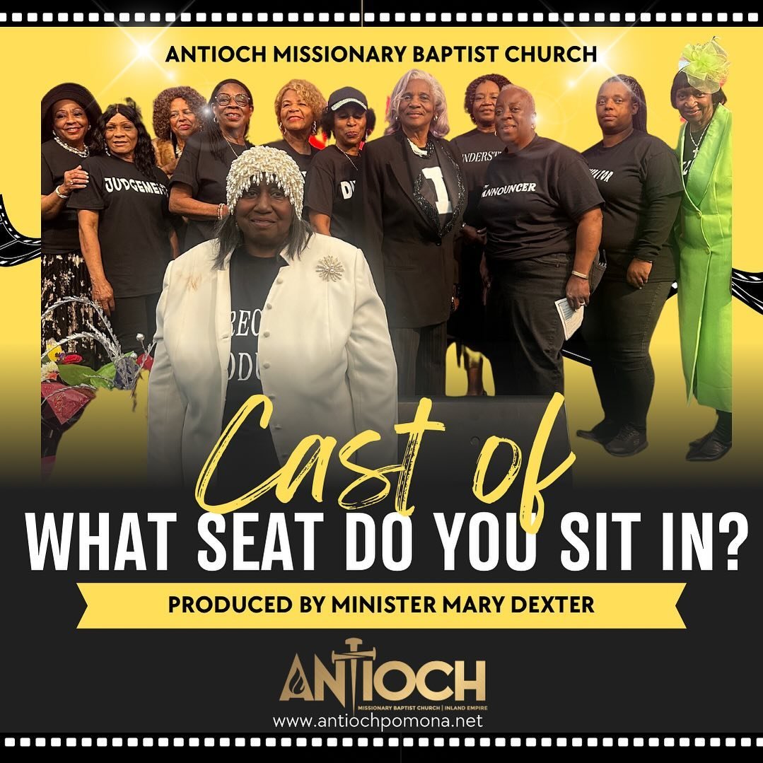 This past weekends play &ldquo;What Seat Do You Sit in?&rdquo; was excellent! If you missed it you missed a powerful word. Great job to the cast and our very own Minister Mary Dexter who produced this play. 

Expect more from our drama ministry in th