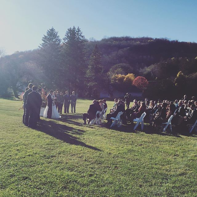 What a beaut!!! Last night&rsquo;s office was the stunning @wayside_cider for what was surely one of the most unique and lovely weddings I&rsquo;ve had the pleasure of working. From an officiant-less ceremony where they walked each other down the ais