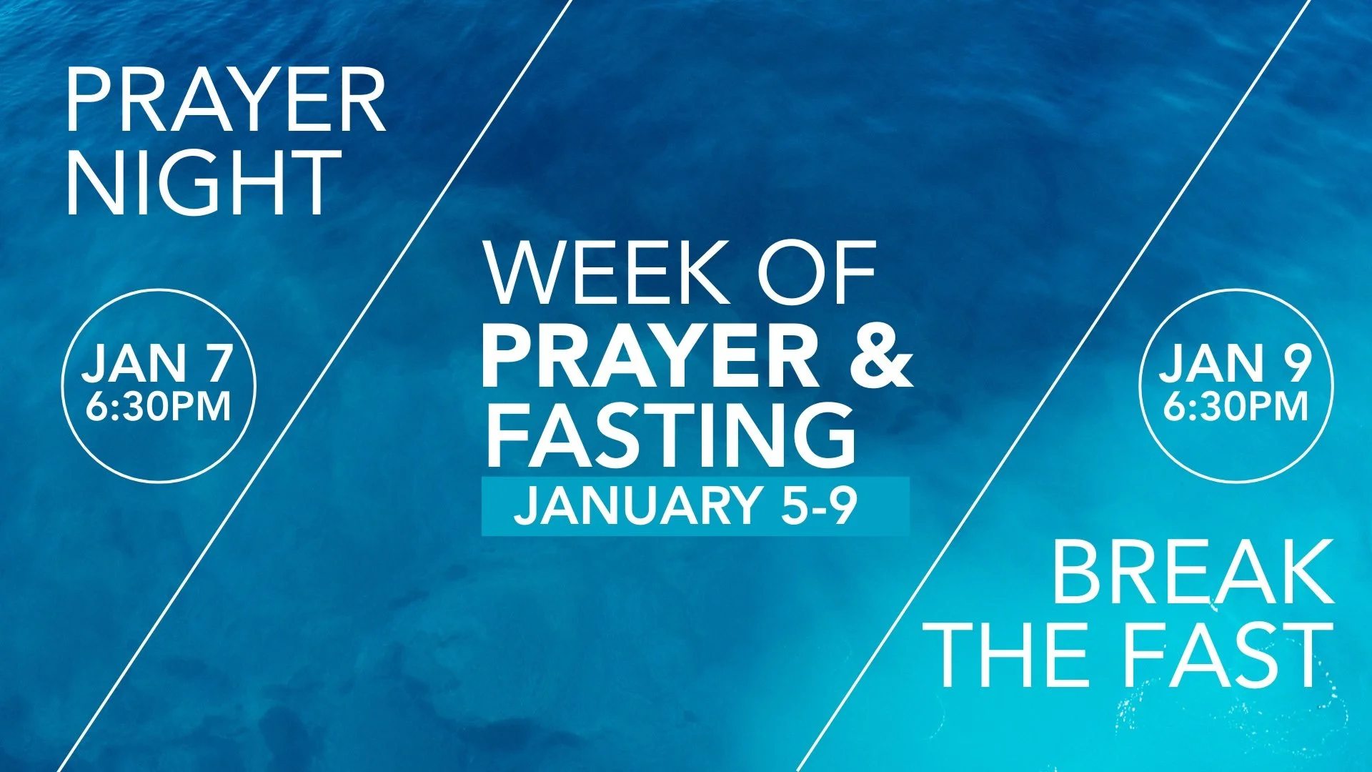 Prayer &amp; Fasting Week