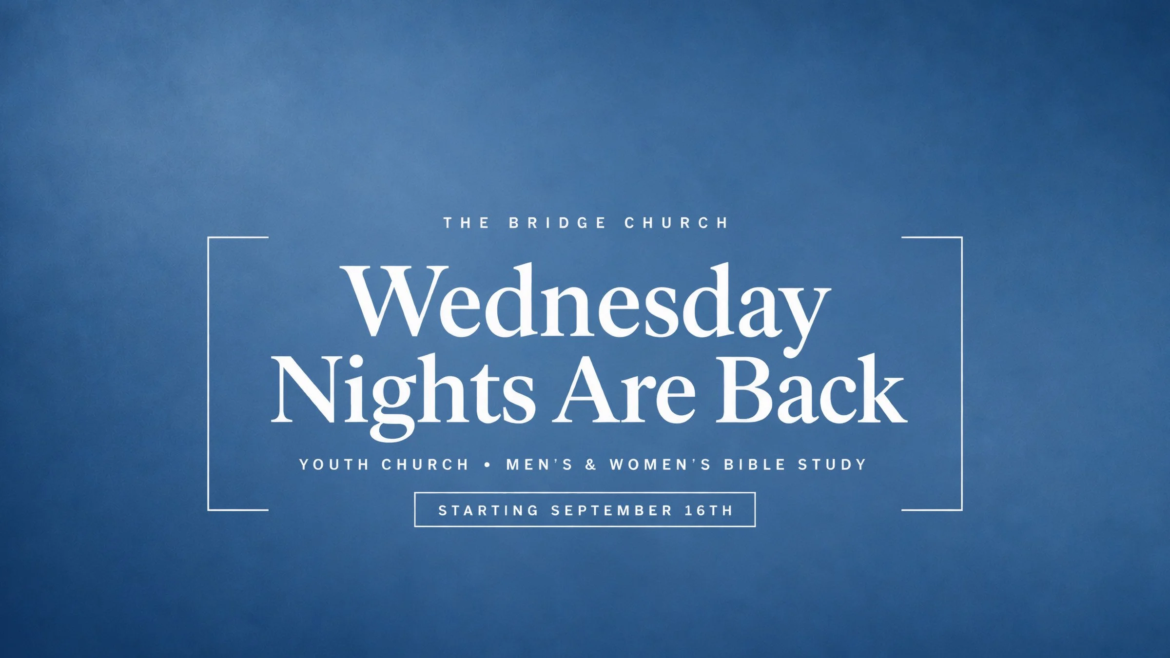 Wednesday Nights Are Back!