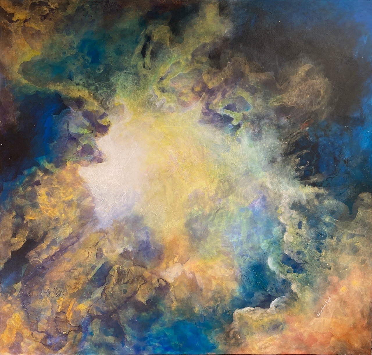 Glow Beyond vi - 104x104cm