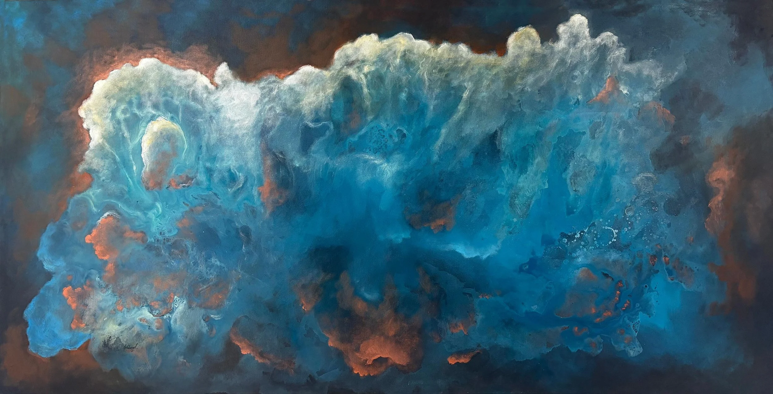 Baptism of Fire - 150 x 75cm