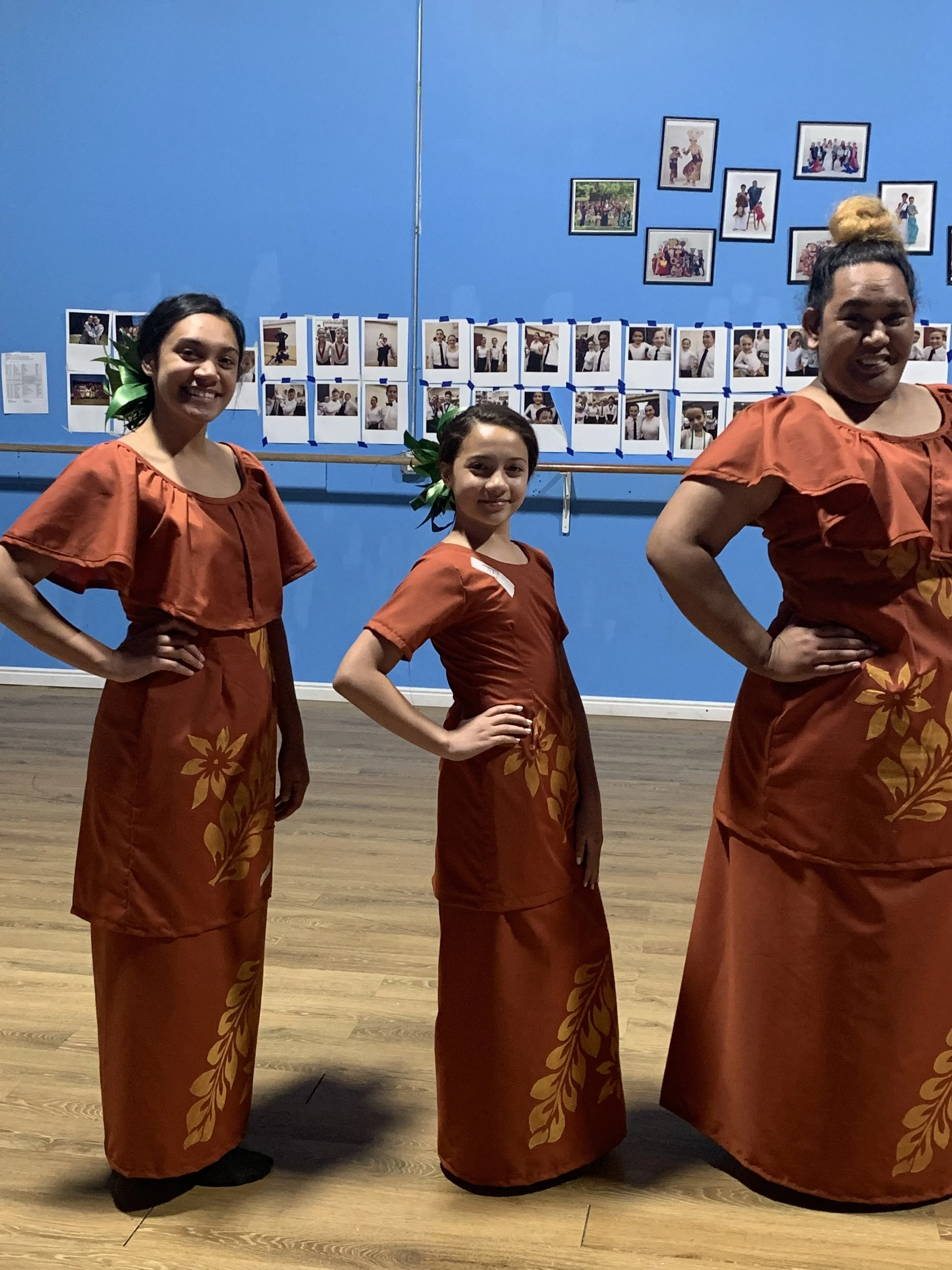 Trying on our puletasi's (Copy)