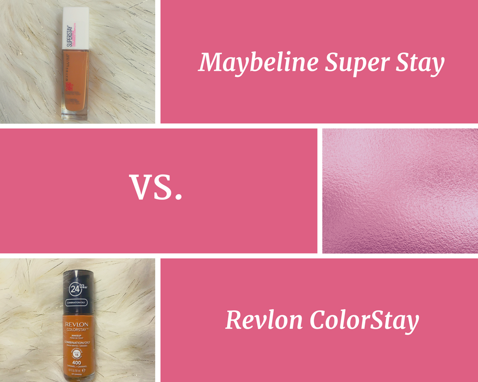 Maybeline Superstay vs. Revlon Colorstay Foundation 