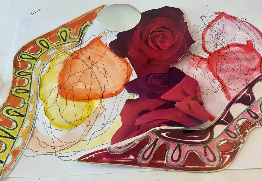 In the Monday Meditations this February we explored matters of the heart. Thank you @christinas_word for sharing their process from 2nd Feb .

The next live online drawing meditation on Monday 2nd March. 

#drawingmeditation #onlineartclass #guidedme