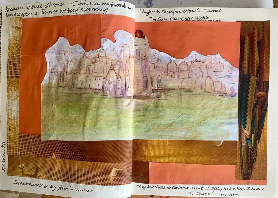 Ending the month and colour spectrum with greens and browns for Monday Meditation. Thank you @christinas_word for sharing their process from the 30th March. 

The next live online drawing meditation on Monday 13th April. 

#drawingmeditation #onlinea