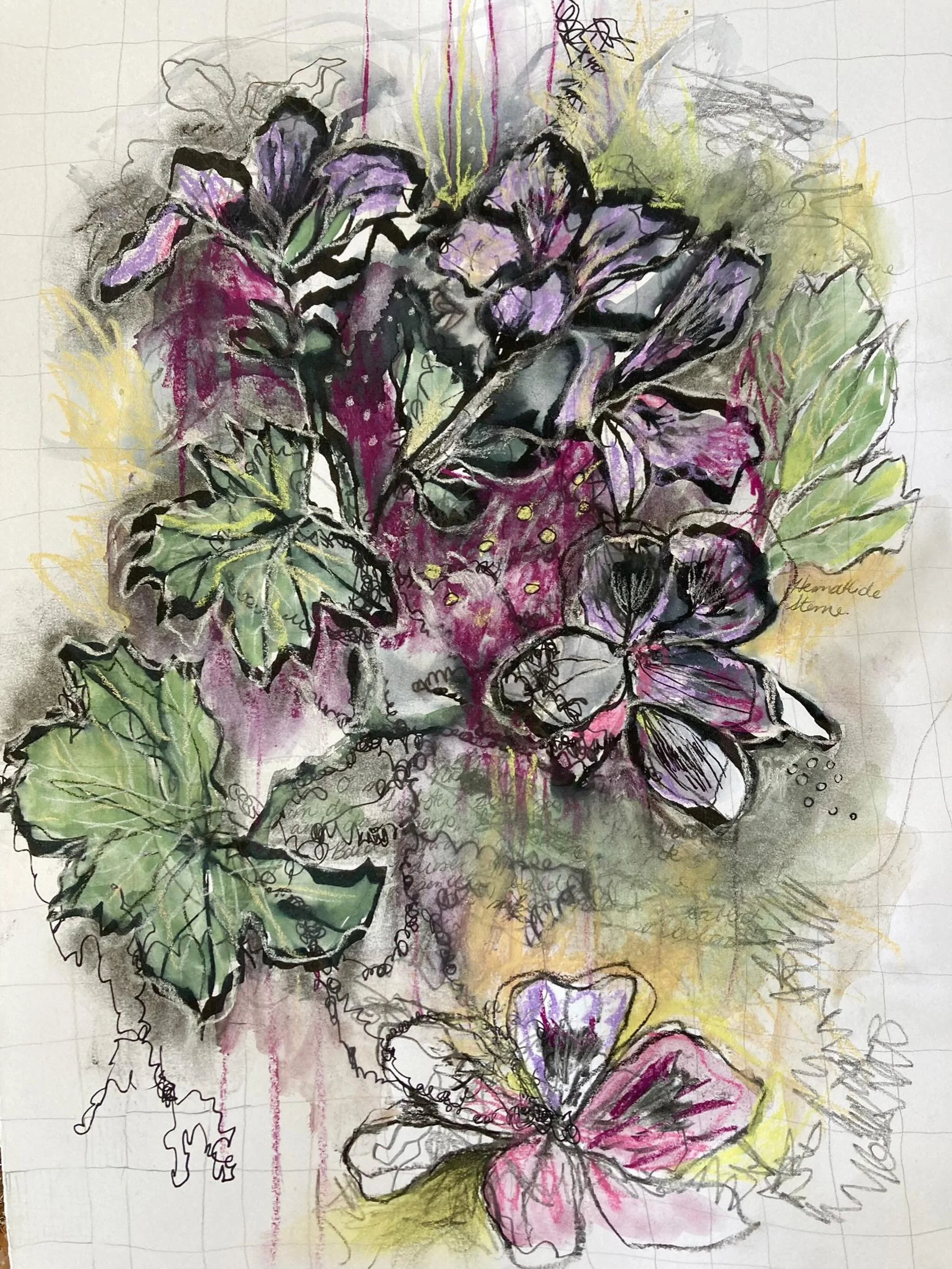 Thank you @kim.shields_ for sharing this beautiful drawing made during Monday Meditation on the 25th May. Listening to the rhythms of plants and our bodies.

The next live online drawing meditation on Monday 8th June. 
The sessions are recorded so yo