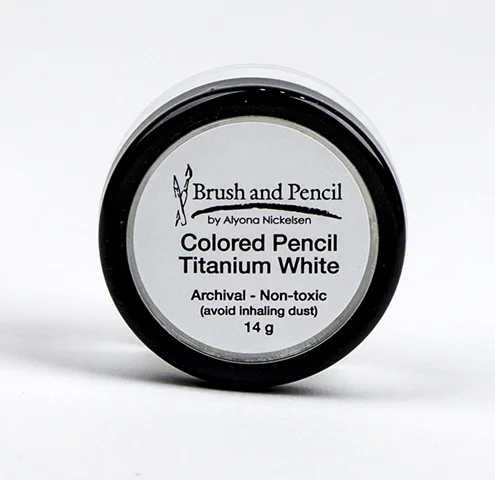 Colored Pencil Titanium White