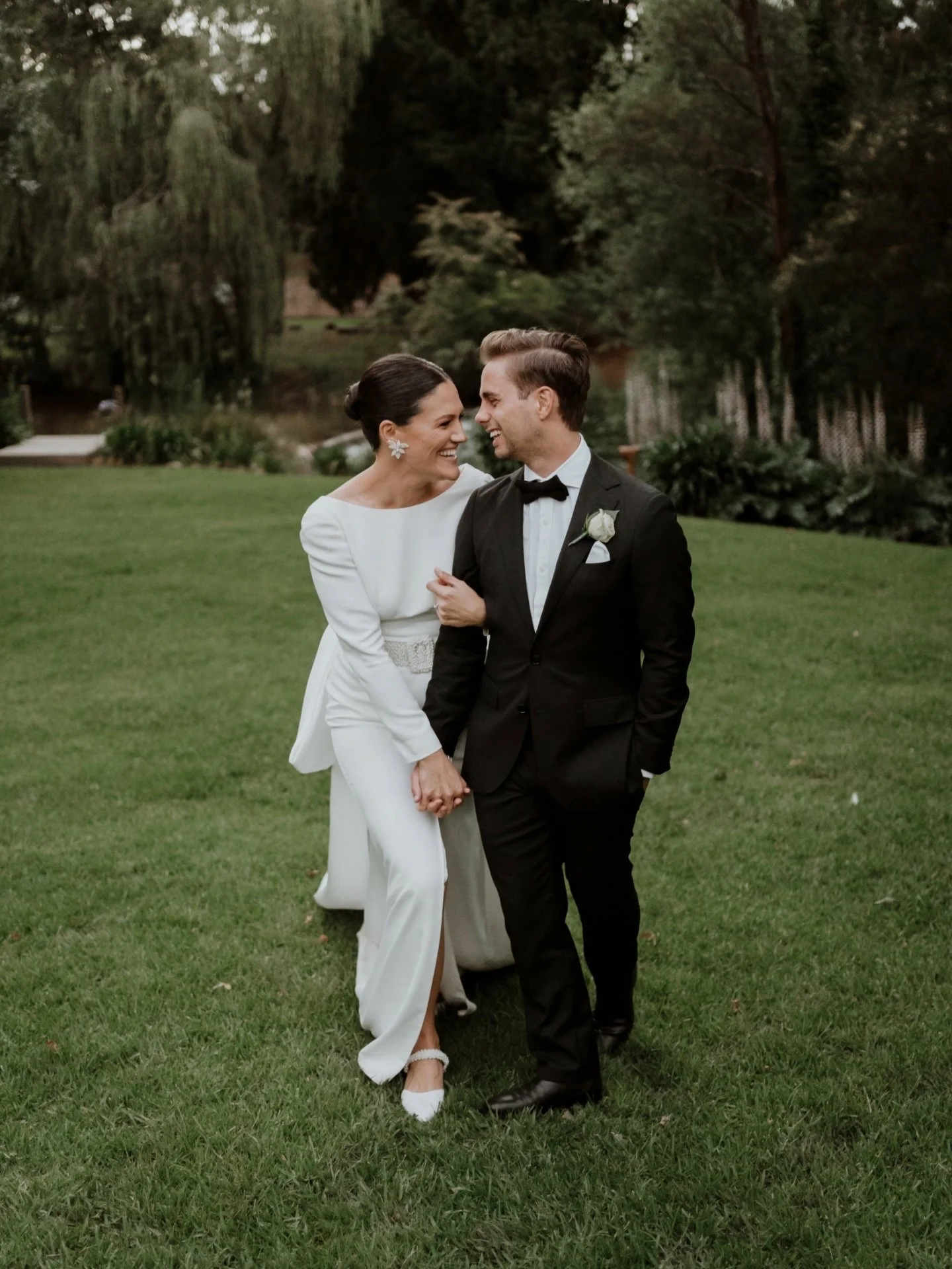 Kourtney and Tyron walking through the gorgeous Fitzroy Inn, in the Southern Highlands.

If you&rsquo;re looking for a wedding photographer to document your day, let&rsquo;s connect 🤍
elizajadephotography.com