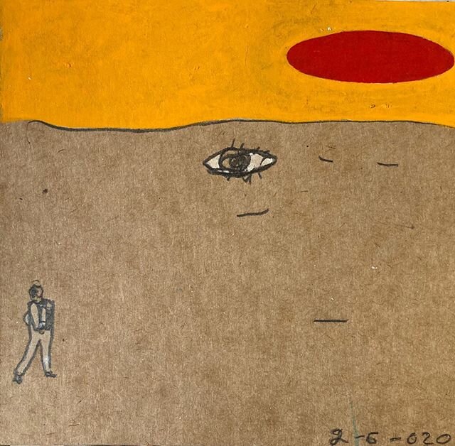 the desert (drawing 2-6-020) #desert #australianart #perthartist #contemporaryart #contemporarydrawing #artecontemporain #kunst #arte #artecontemporaneo #redsun