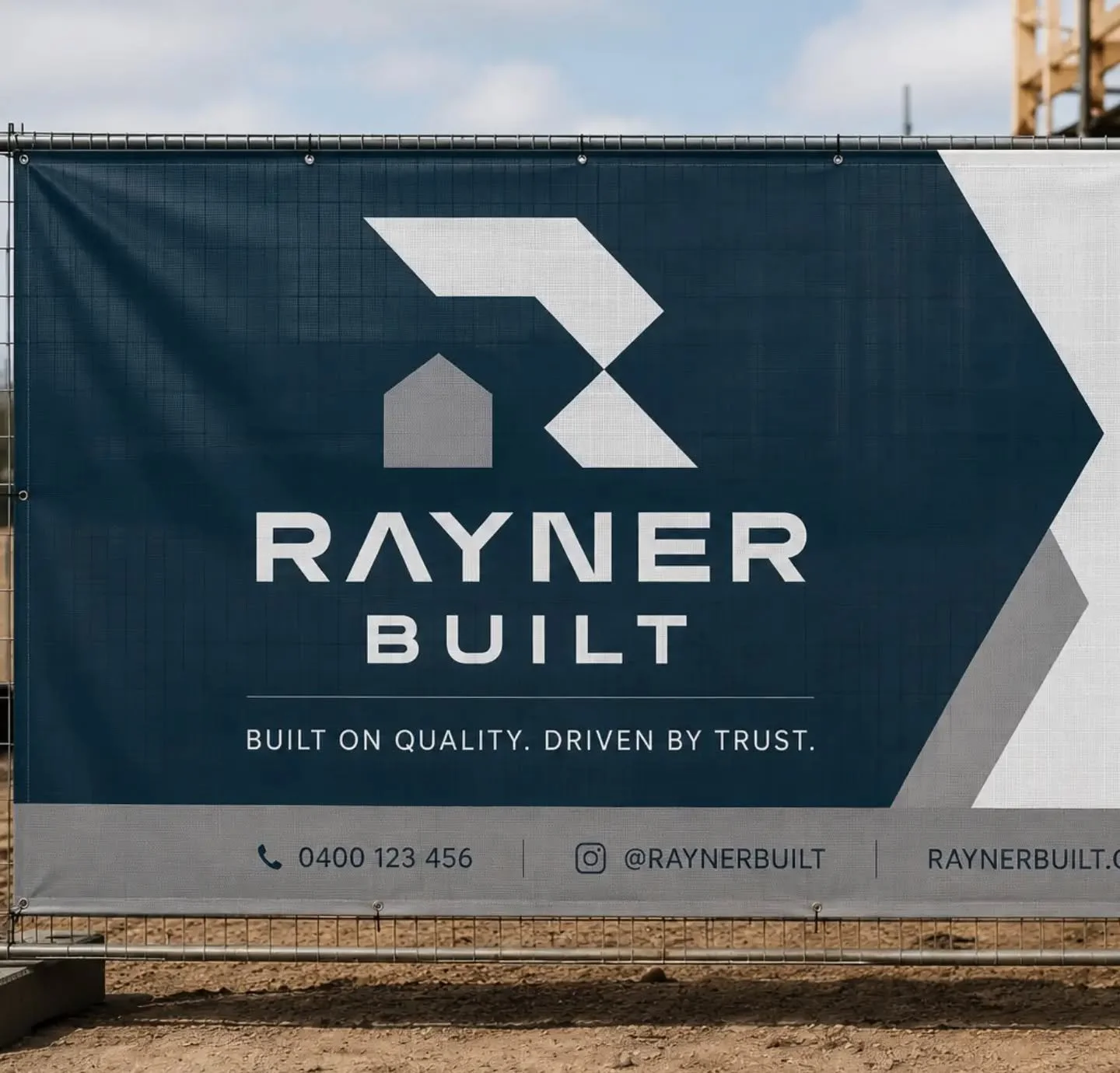 Logo concept presented to our client Rayner Built 🙌

A modern and timeless brandmark designed to reflect strength &amp; precision.

Creating a memorable identity that will continue to grow alongside their business for years to come 📈

📧 info@desig
