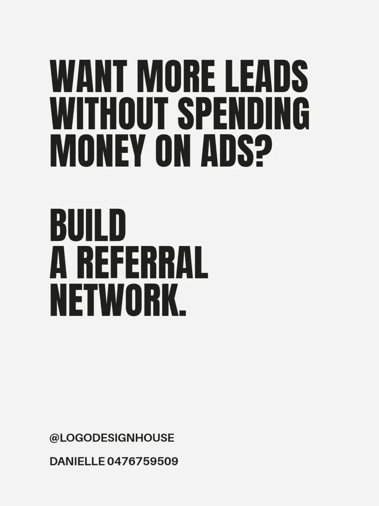 Most tradies spend all their time chasing new leads...

But what if your next job came from someone who already knows and trusts you?

Building relationships with other local businesses is one of the most overlooked ways to generate consistent work. 