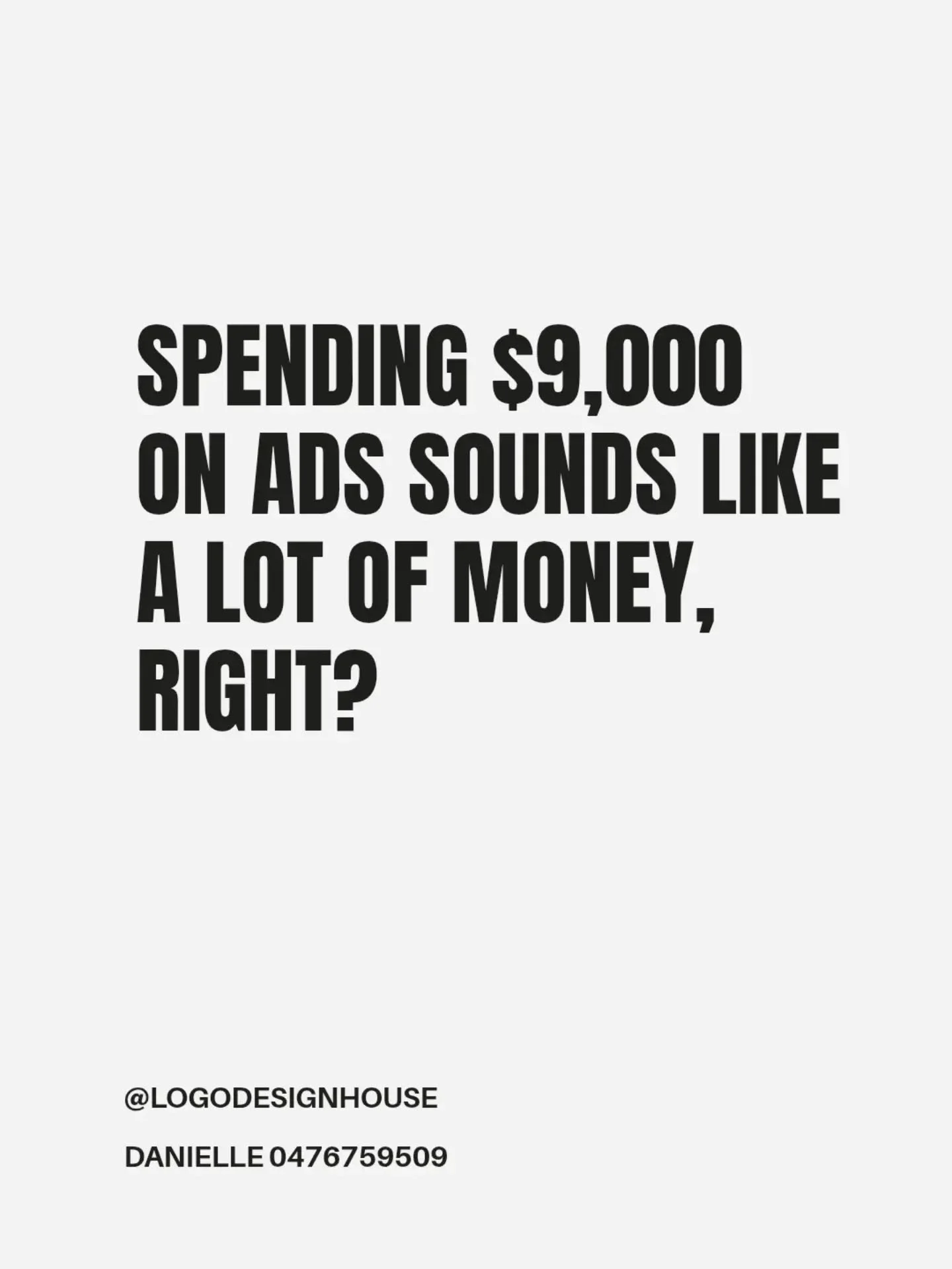 $9,000 on Google Ads sounds like a lot&hellip; and it definitely doesn&rsquo;t mean every business needs to spend that much btw! ( This is just 1 example of many )

We wanted to share this as a real example of what&rsquo;s possible when Google Ads ar