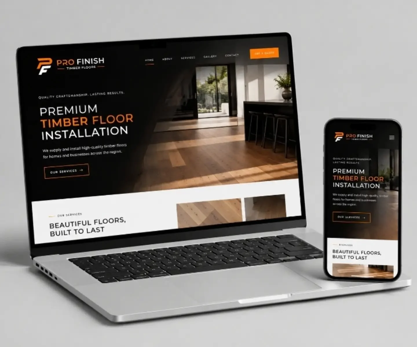 Excited to share the fresh new rebrand we worked on for our Flooring Client @ profinishtimberfloors located in Melbourne, VIC. 

swipe to see their existing logo 

This fresh new look is certainly going to help their business show up more professiona
