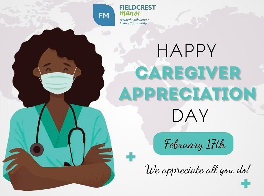 Happy #CaregiverAppreciationDay to all of our caregivers who work to make sure all of the residents at Fieldcrest Manor are well taken care of! We appreciate you today (and every day!) 🌟
.
.
.
#assistedliving #seniorliving