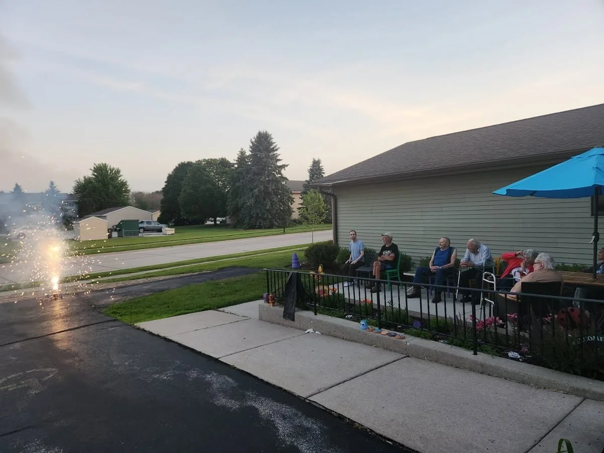 Residents enjoyed a little sparkle and a lot of awe 🎇
.
.
.
#AssistedLiving #SeniorLiving