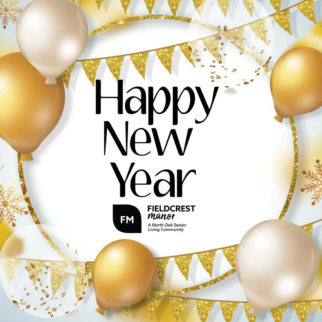 ✨ Happy New Year from all of us at Fieldcrest Manor! ✨ 
 
Here&rsquo;s to a year filled with joy, good health, and cherished moments together.
.
.
.
#AssistedLiving #SeniorLiving