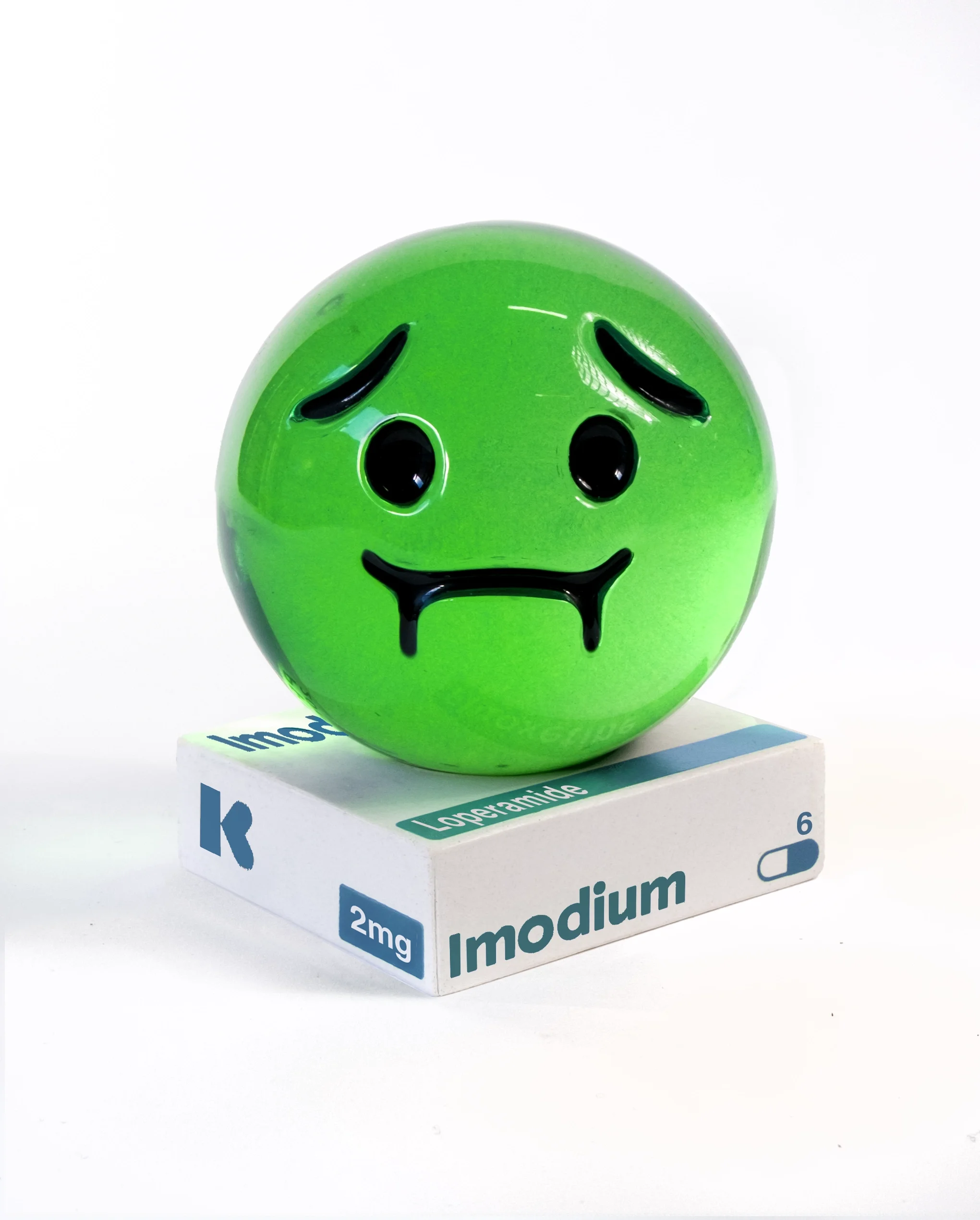  Polyurethane UV resin + pigment on a Jesmonite pharmaceutical pack plinth with integrated USB-powered LED.   Size:  80mm diameter / 105mm height (including plinth).   AVAILABLE ON Thursday 23rd April at 5.00pm (BST)  