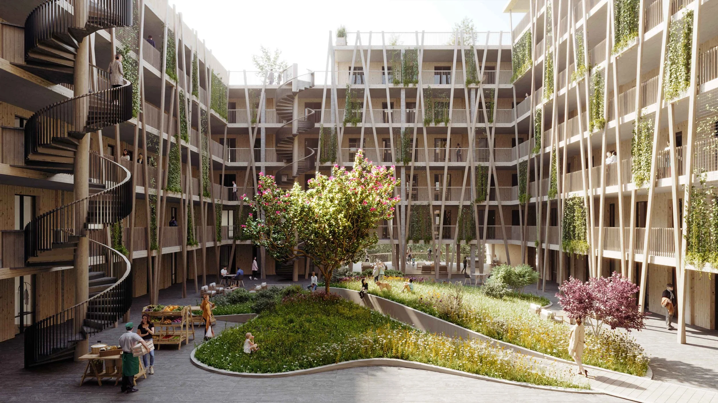 WOMO Architects Gouda The Netherlans Gouda Residences Courtyard.jpg