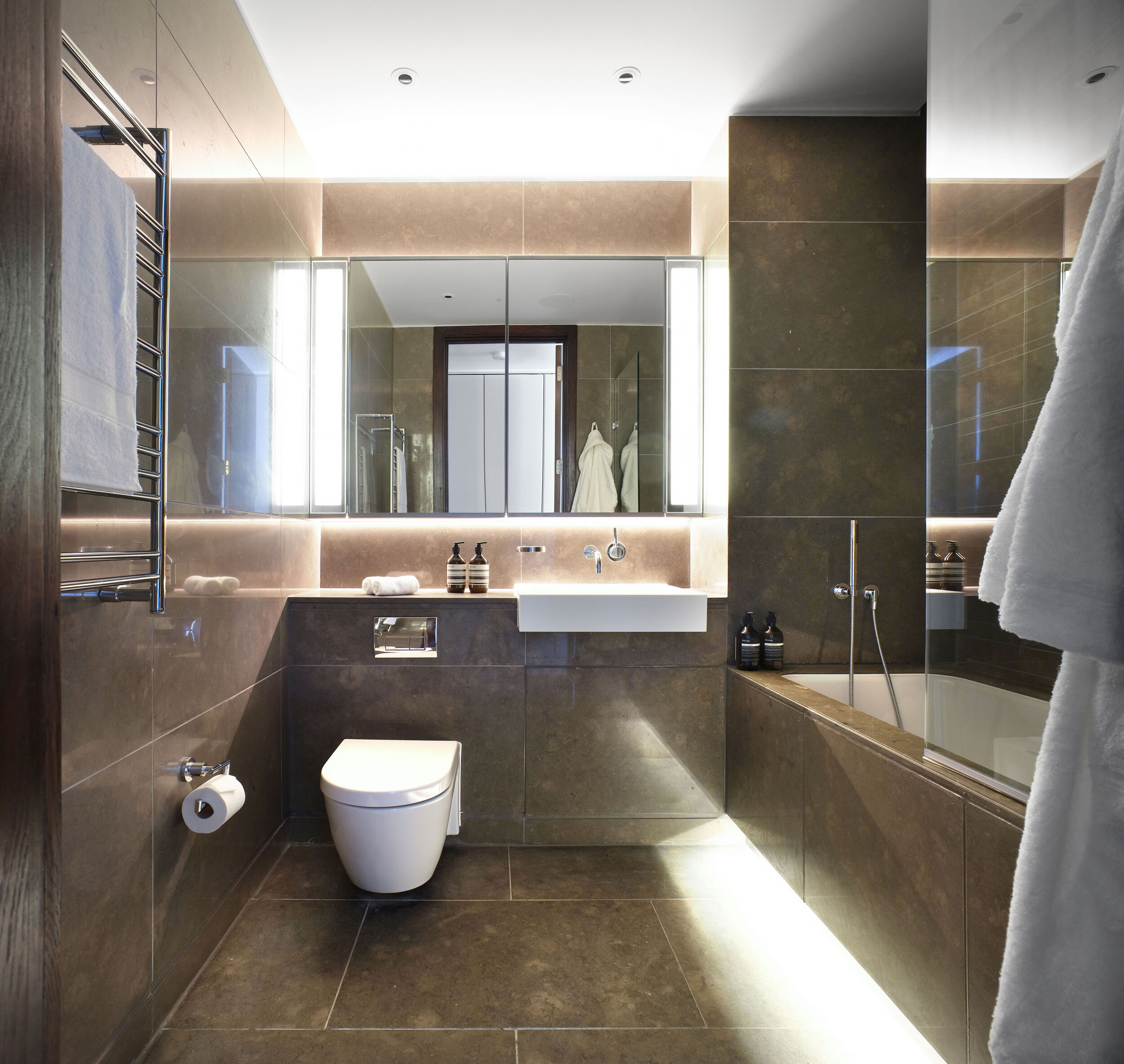 WOMO Architects London Canaletto Interior Apartments Bathroom