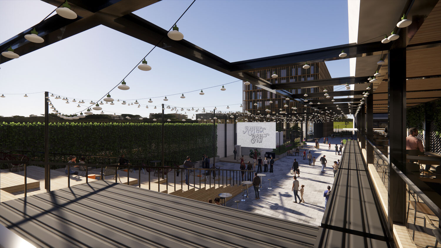 WOMO Architects Los Angeles Silicon Valley Mall Transformation Terrace