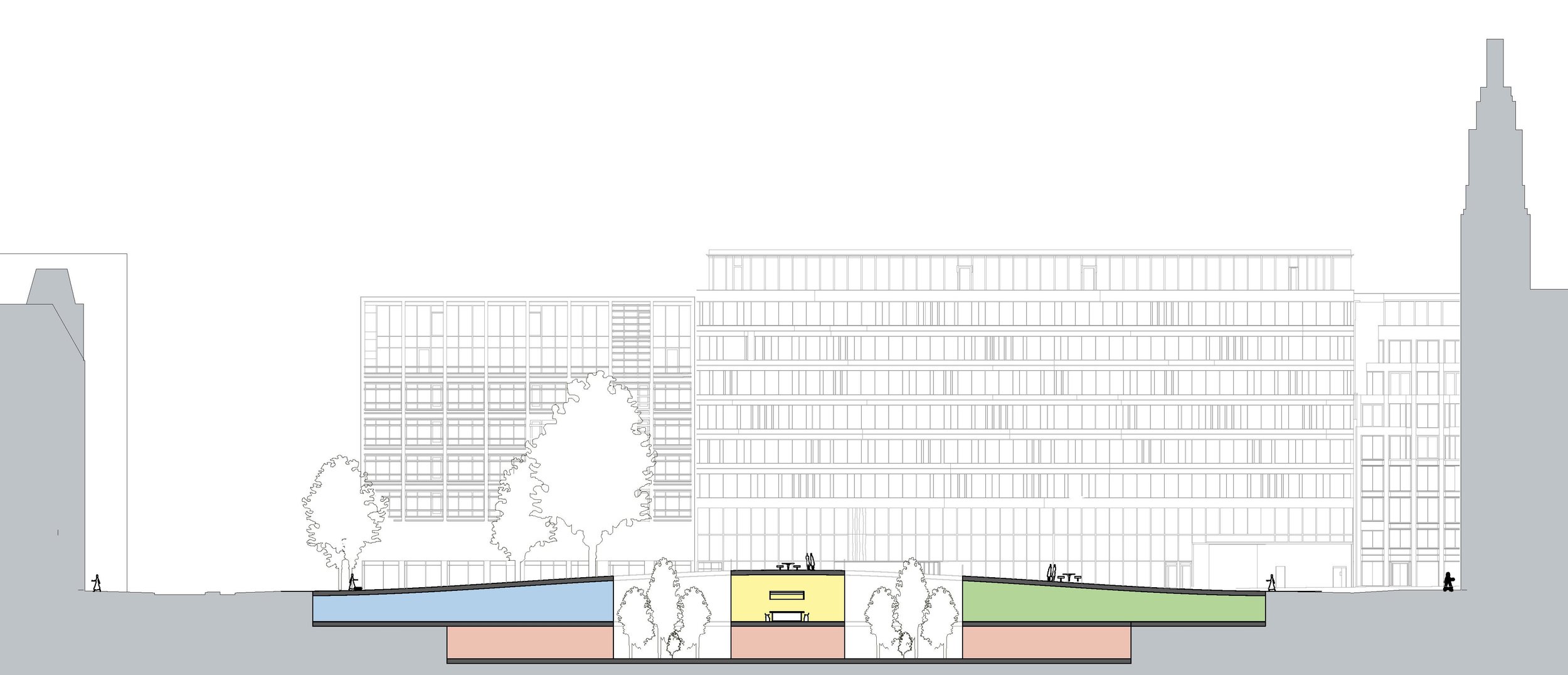 WOMO Architects London Finsbury Square Mixed-use Transformation New Section
