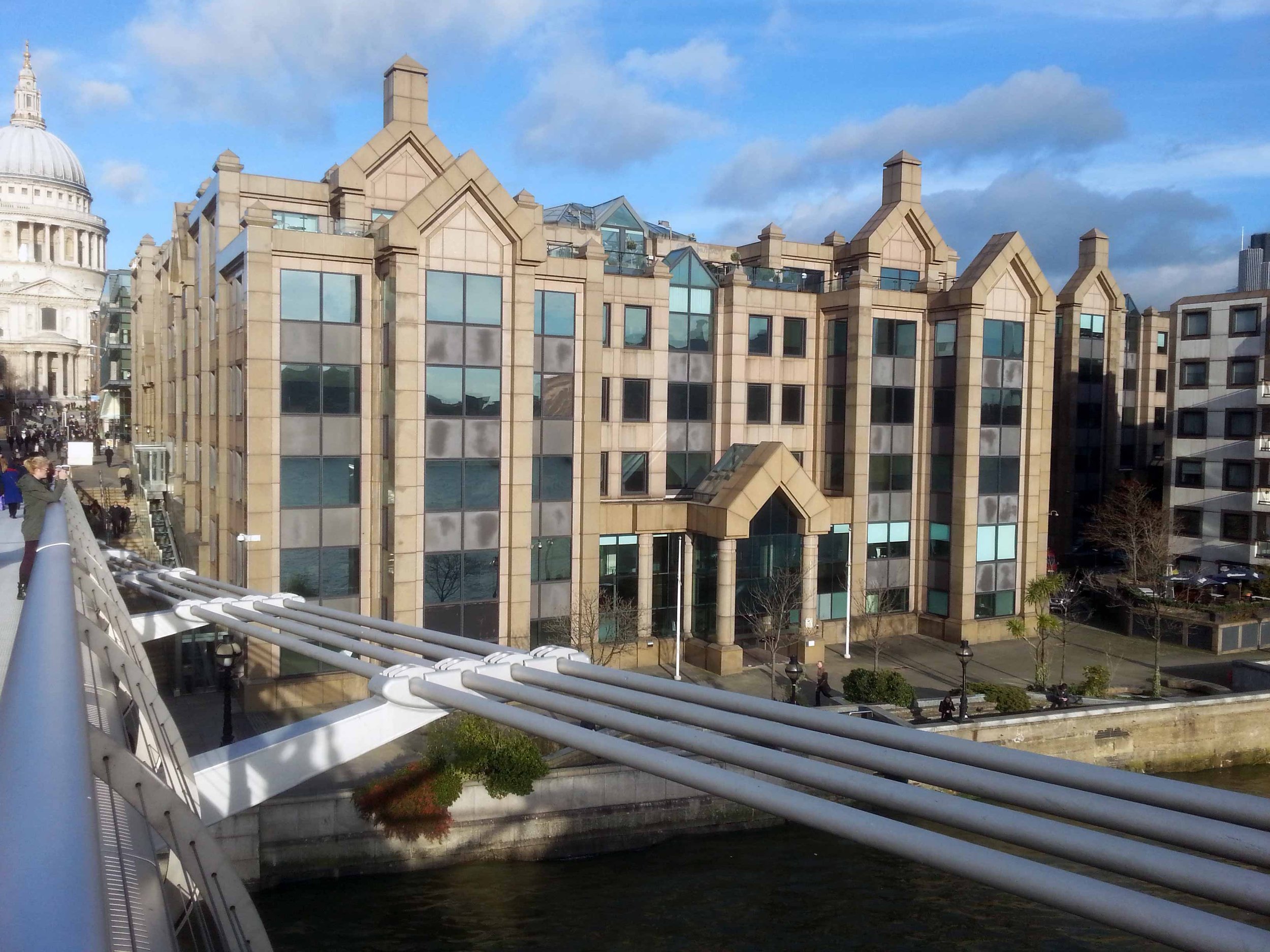 WOMO Architects London Millenium Bridge House Adaptive Reuse Existing bridge approach
