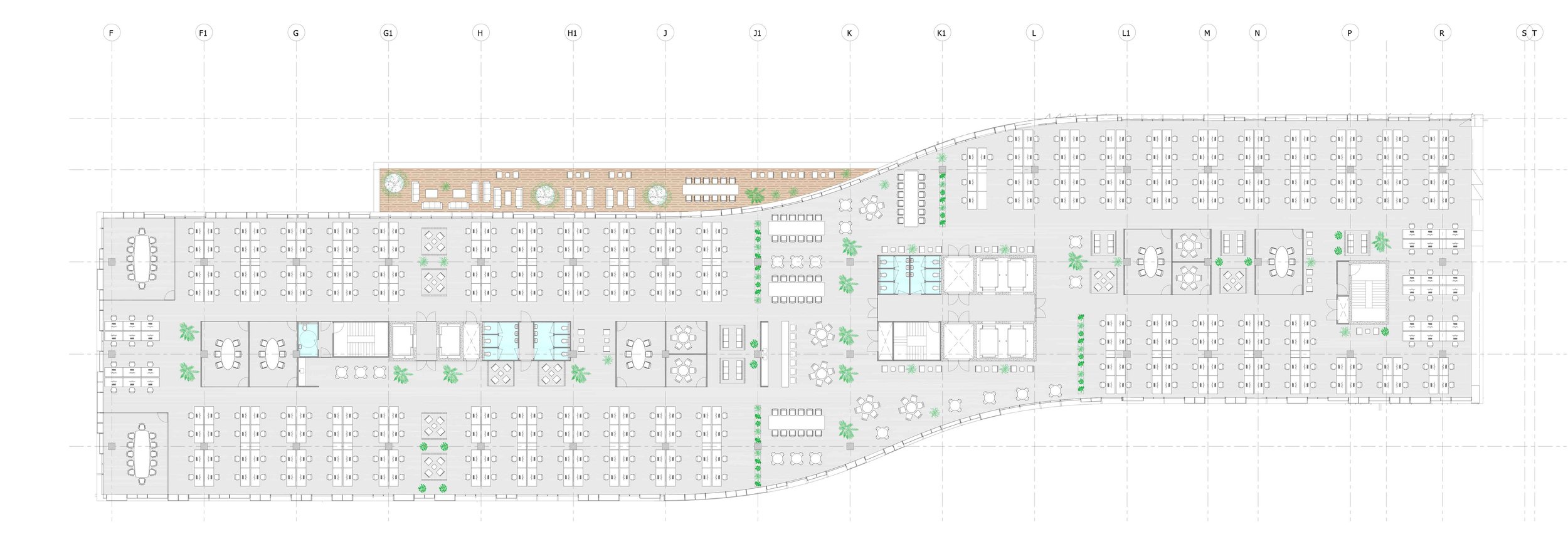 WOMO Architects Amsterdam District West Floor Plan Tessellation Building