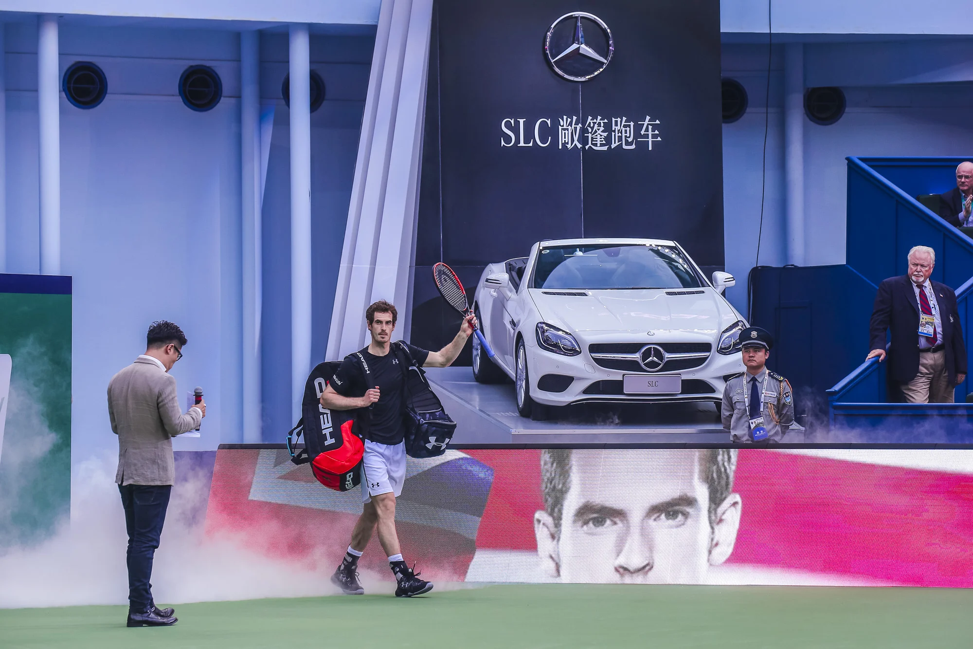  SLC car display inside of the grandstand, making sure the brand exposure is always spot-on. 