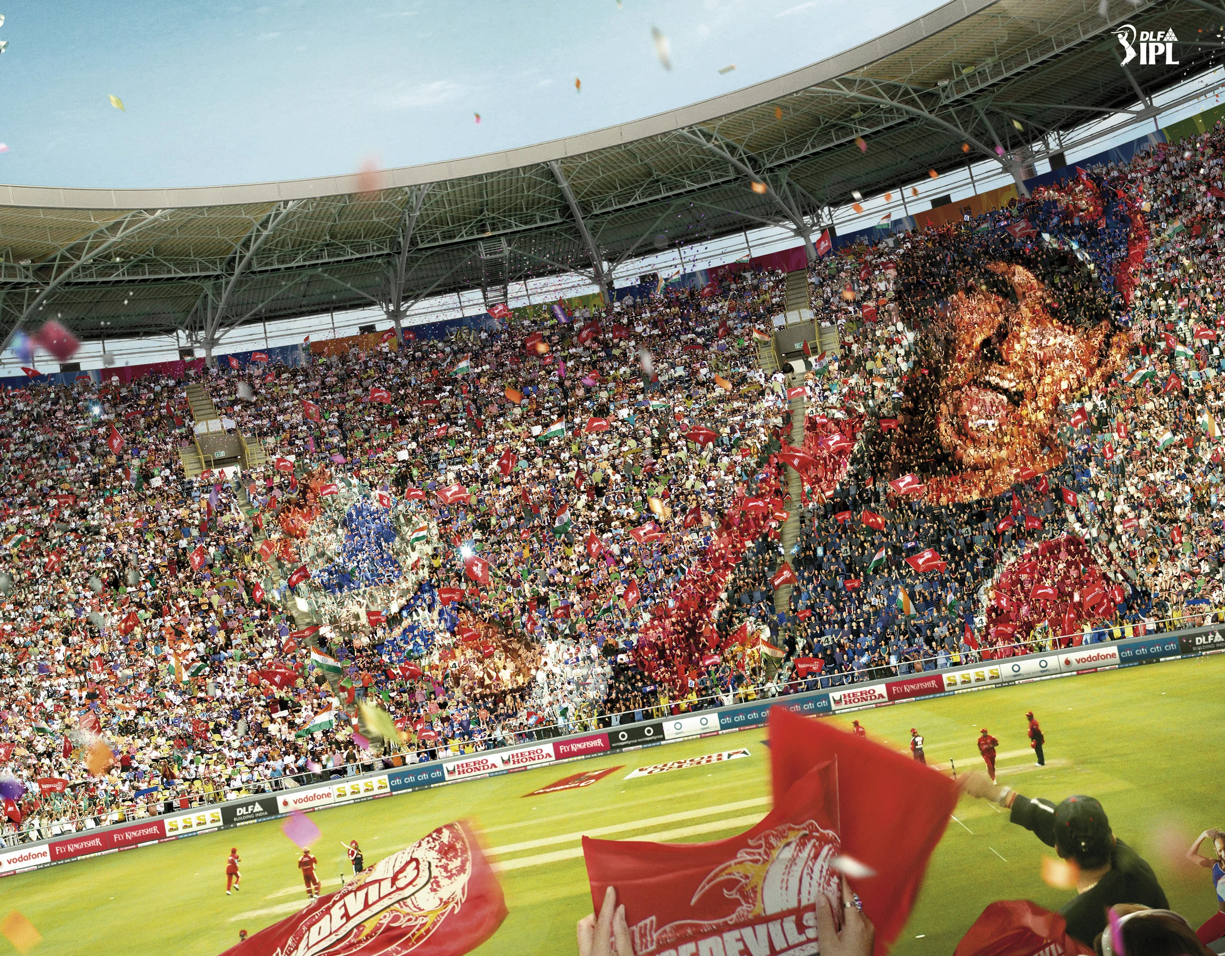 Daredevils Client (Advertiser): Indian Premier League Agency: Ogilvy & Mather Mumbai Retoucher: Illusion, Bangkok