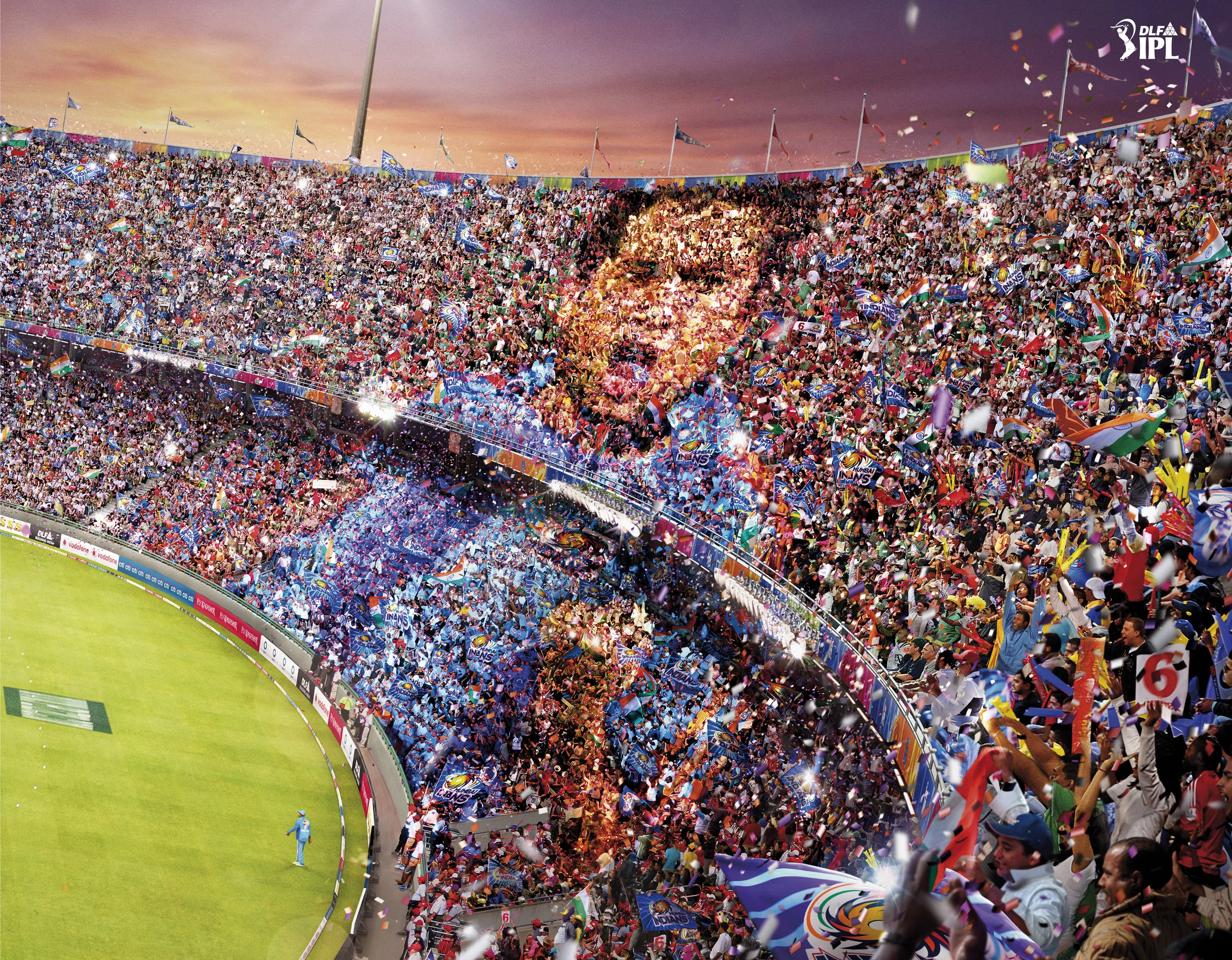 Indians Client (Advertiser): Indian Premier League Agency: Ogilvy & Mather Mumbai Retoucher: Illusion, Bangkok