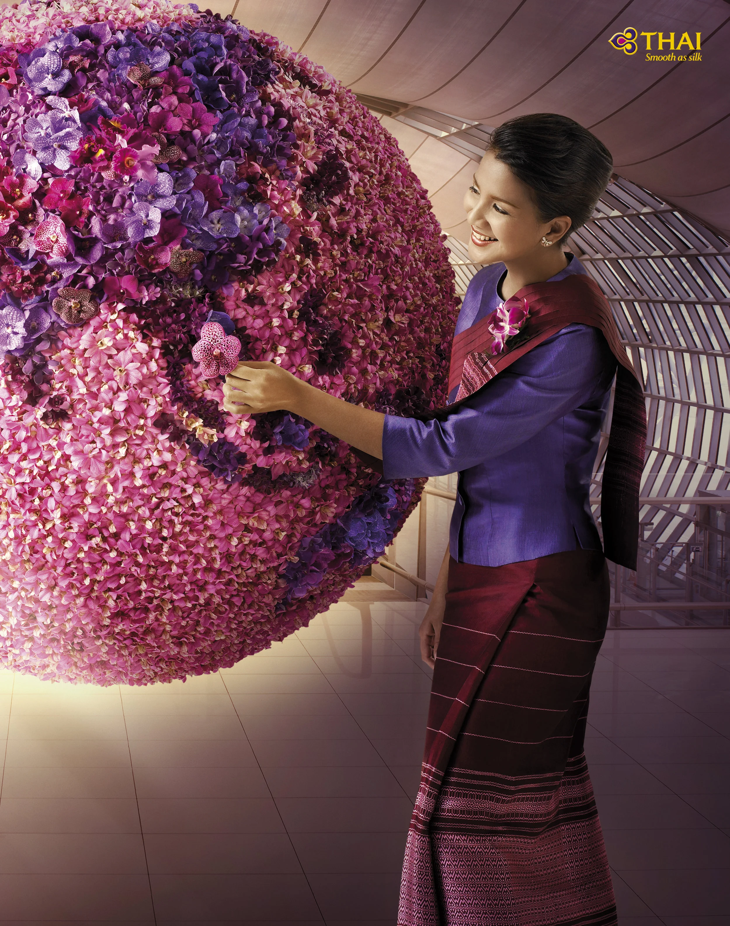 TG Suvarnabhumi Client (Advertiser): Thai Airways International PLC Agency: Lowe Limited Retoucher: Illusion, Bangkok
