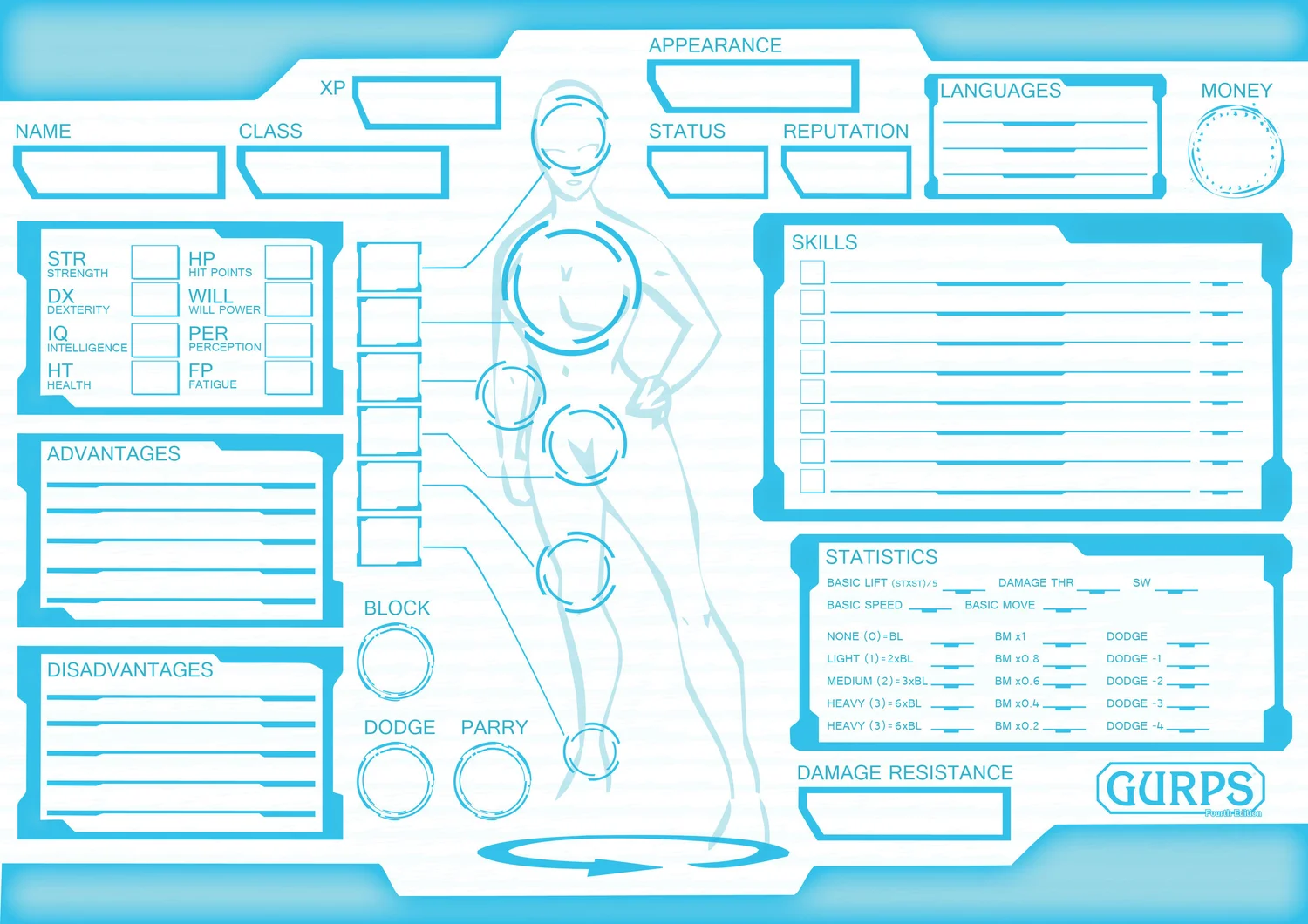 Rpg Character Sheets Bastone Creatives