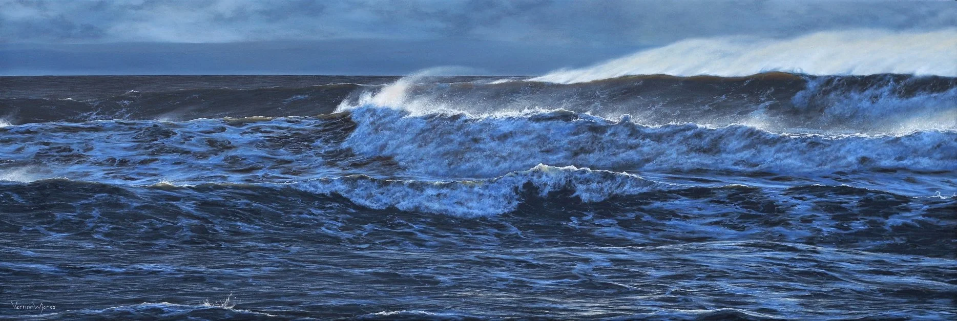 rs Horsetails ignite 30cm x 90cm Oil on Canvas.JPG