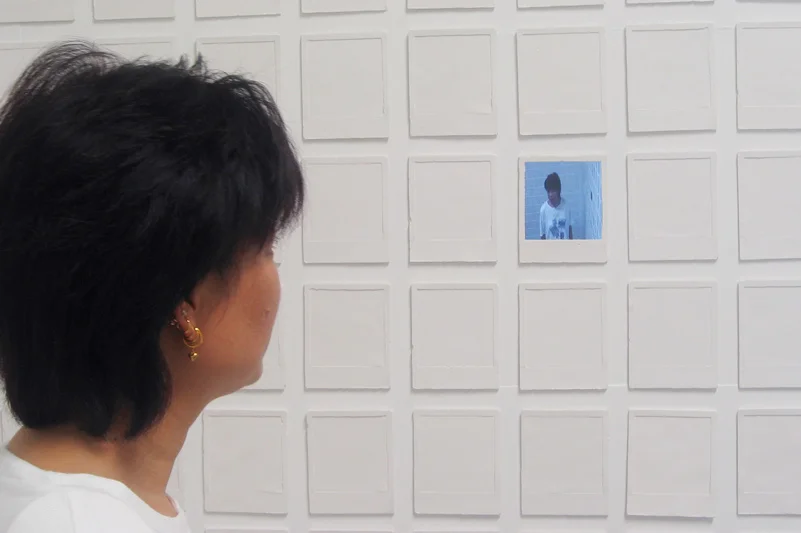 Audience Engagement. Photo of audience member fed into the photo feed / 2005