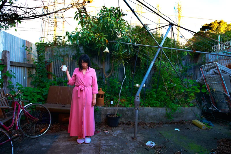 Self Portrait In Backyard (St Peters) / 2008 Winner of the Art & About Sydney Life People's Choice Award