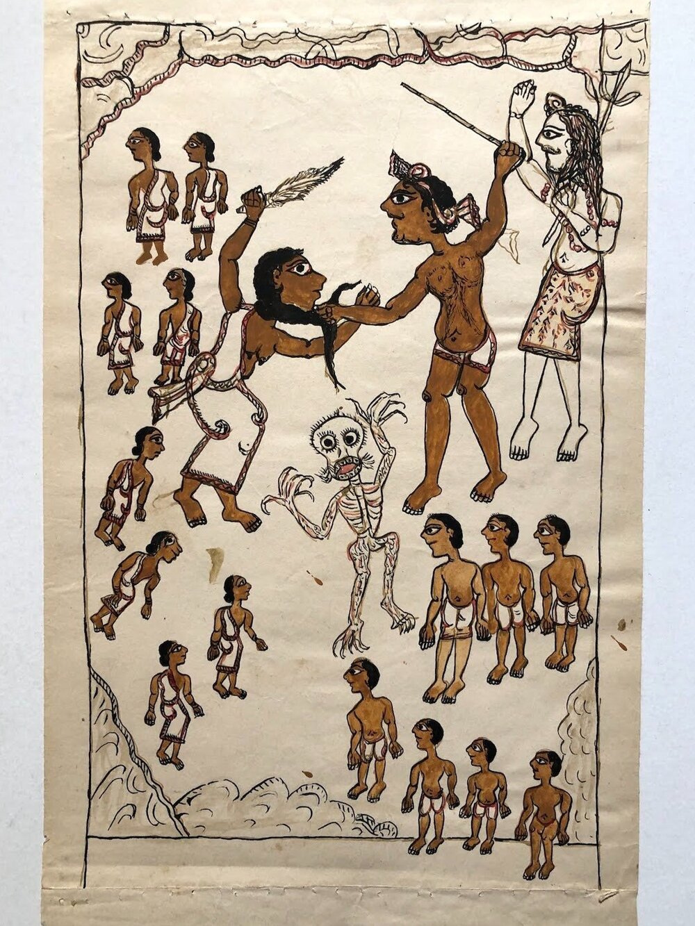 Buy Santhal Tribal & Folk Art Scroll Paintings online in Delhi, India at  www.art365.in. Art365 — Art365