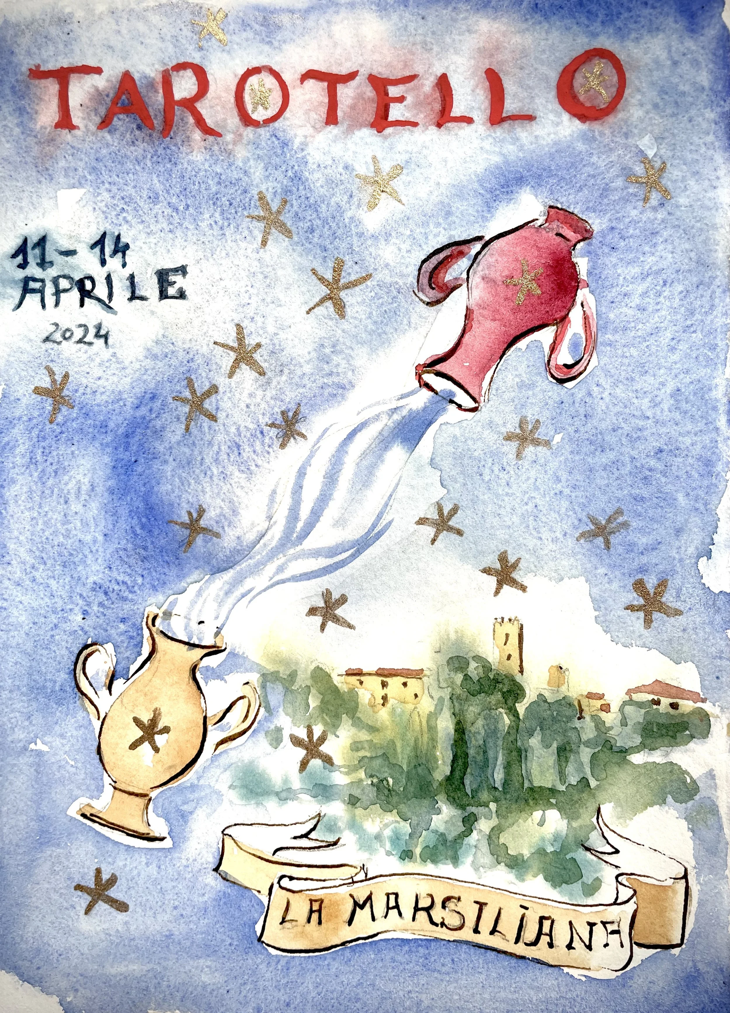 TAROTELLO - TAROCCHI &amp; ACQUERELLO